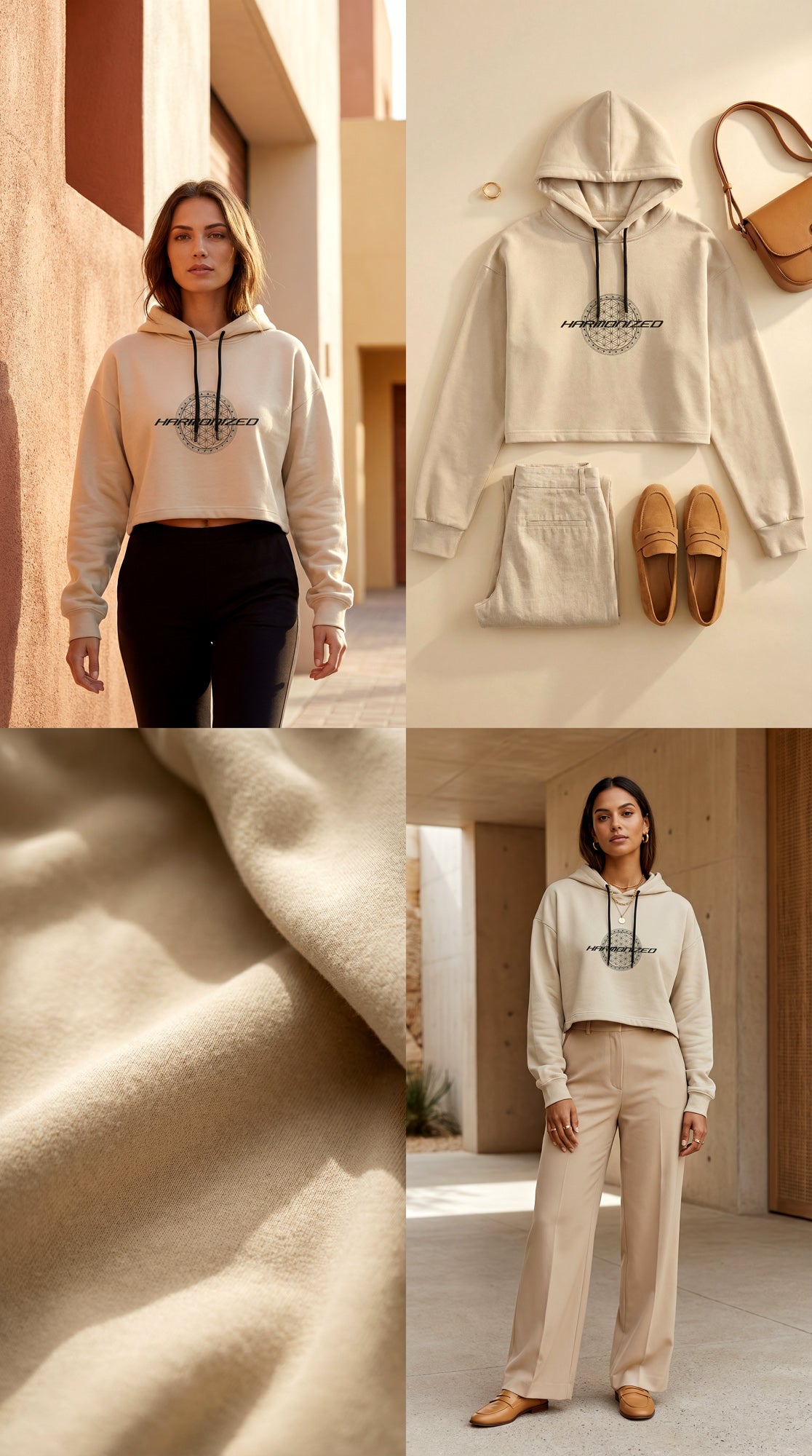 Short-Hoodie - Angora