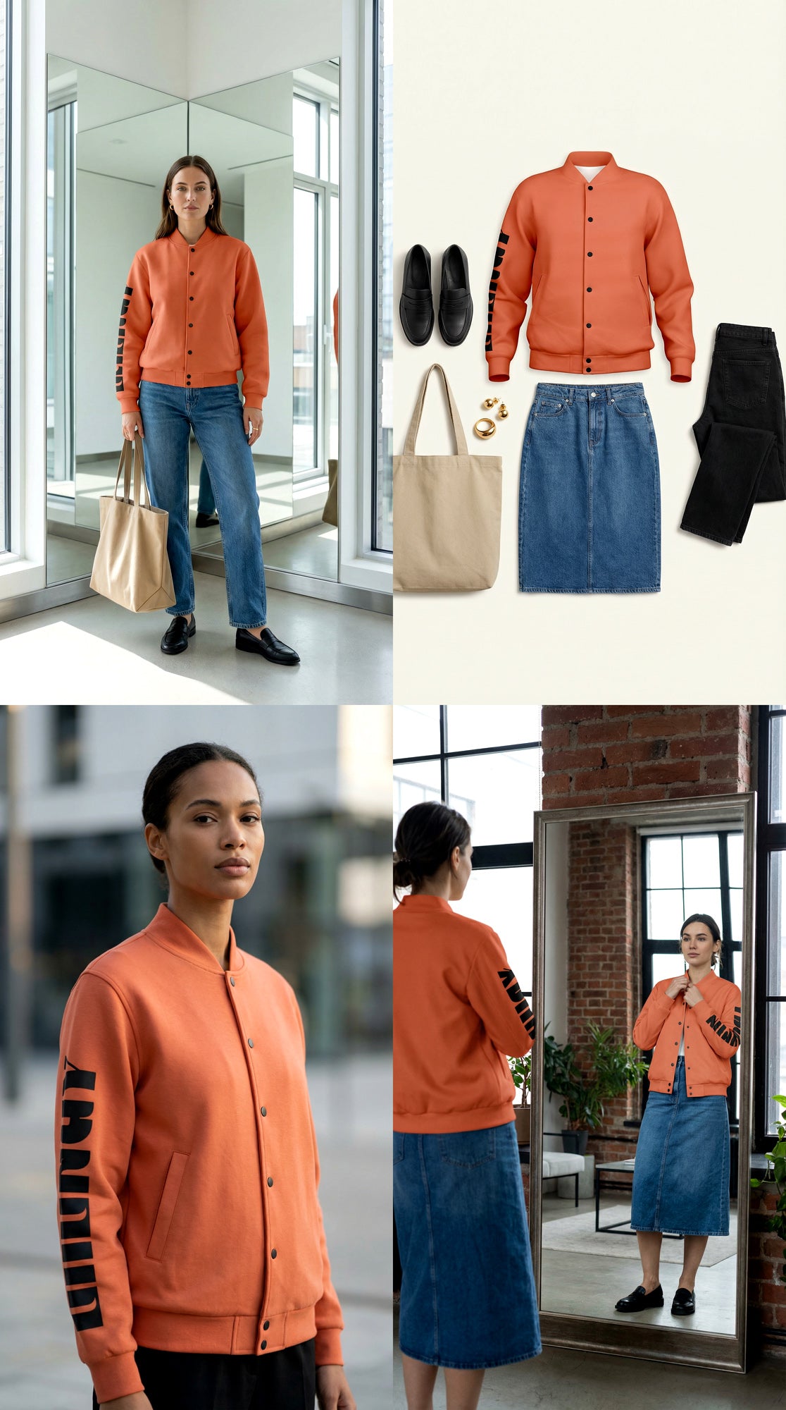 Baseball-Jacke - EnergyOrange