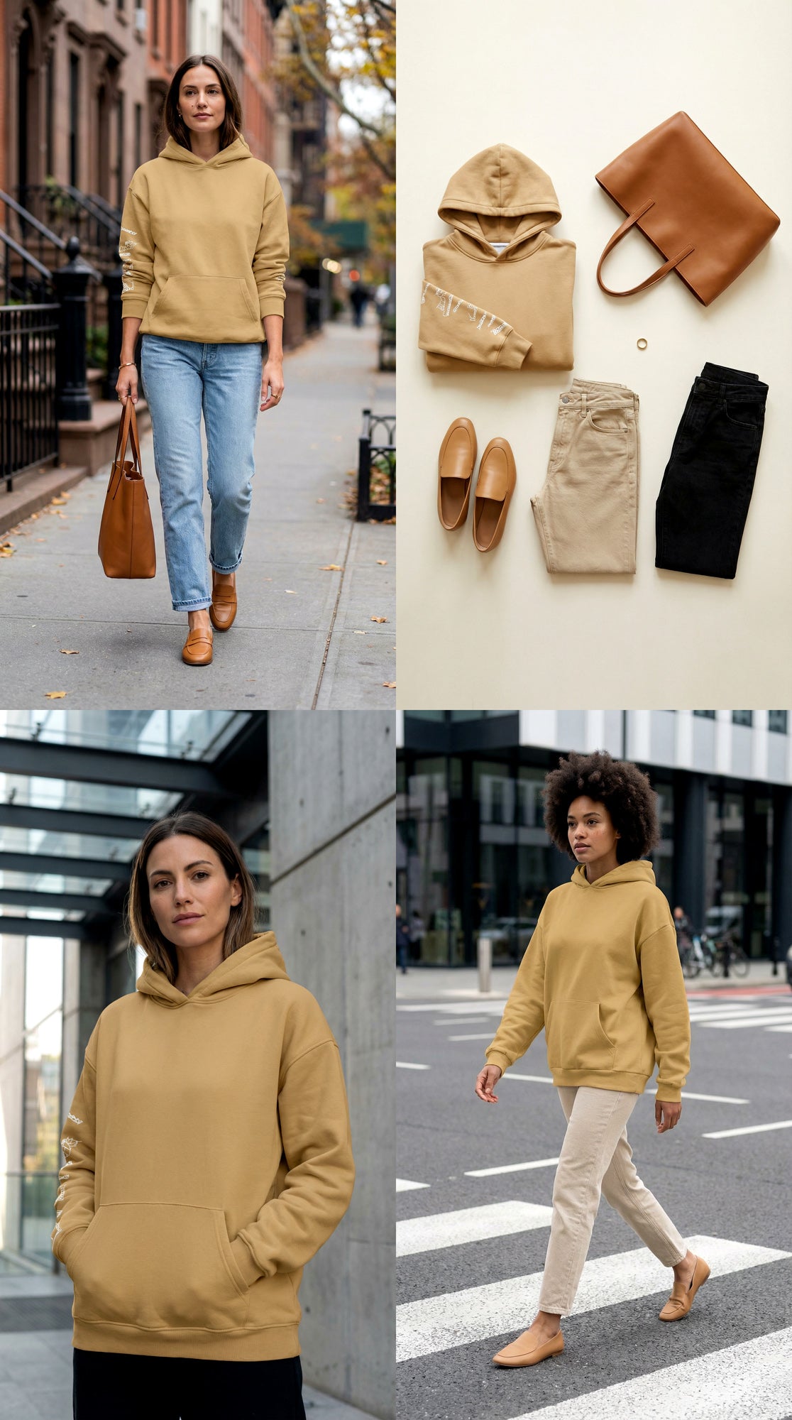 Oversized Heavy Hoodie - Maize