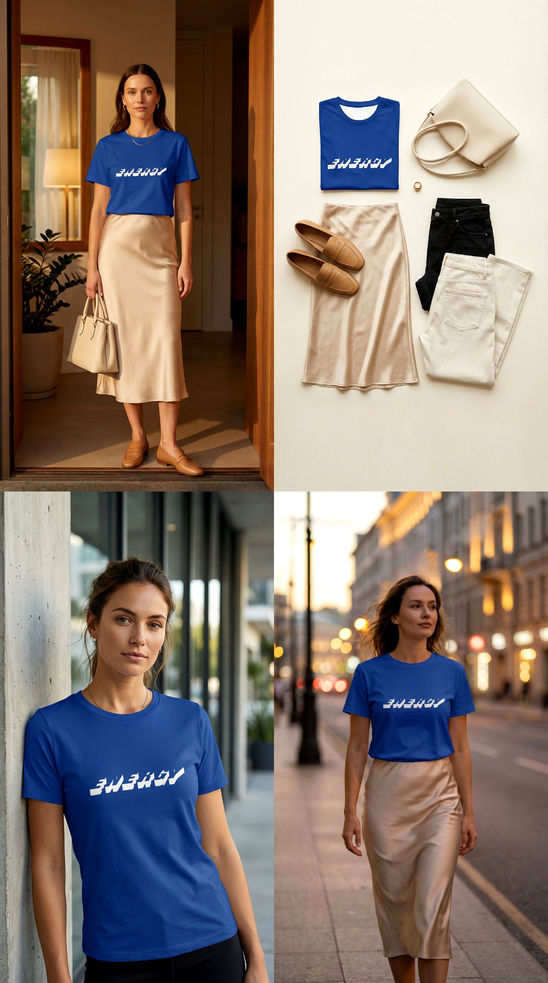 T-Shirt - LuminousBlue