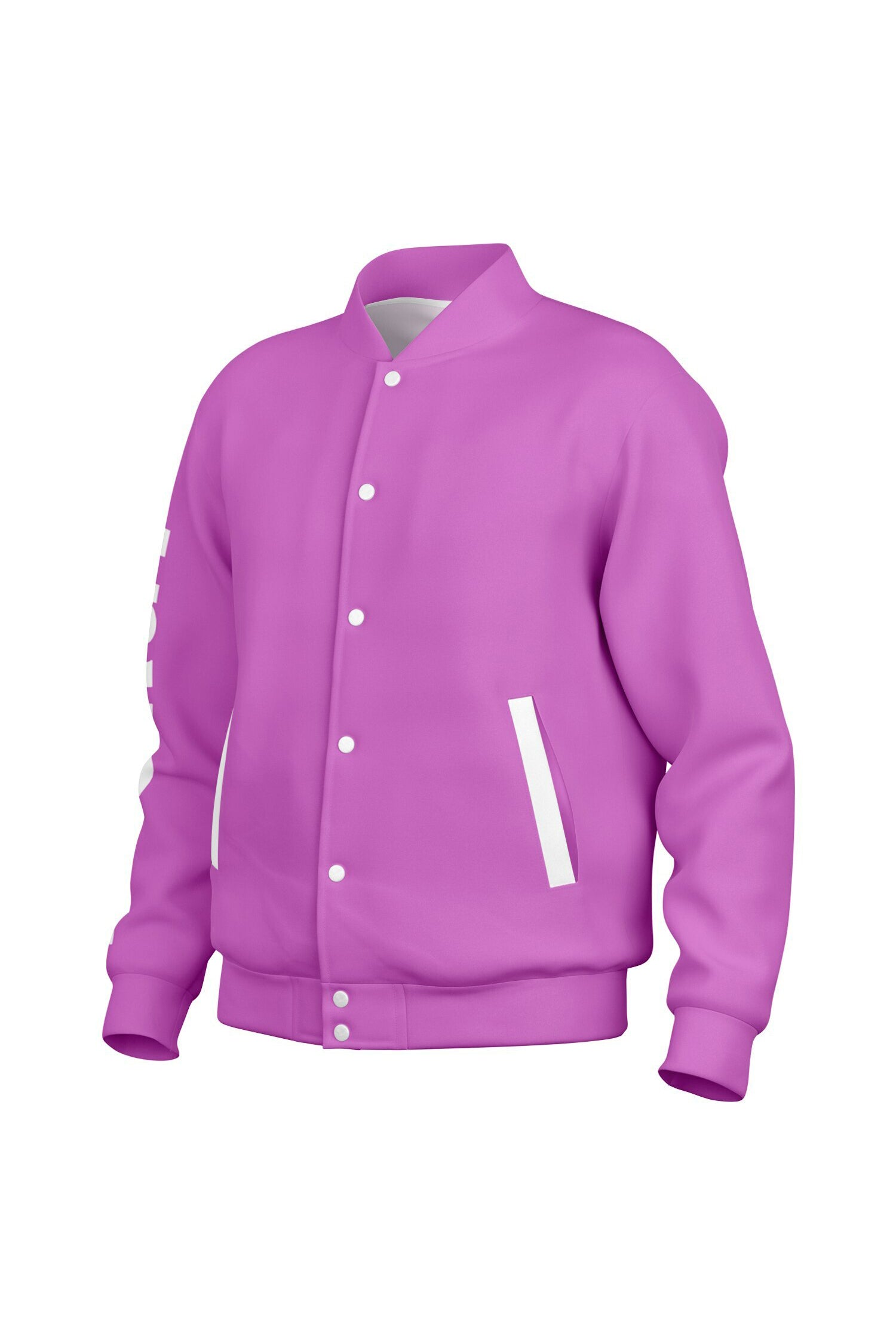 Baseball-Jacke - ElectricFuchsia