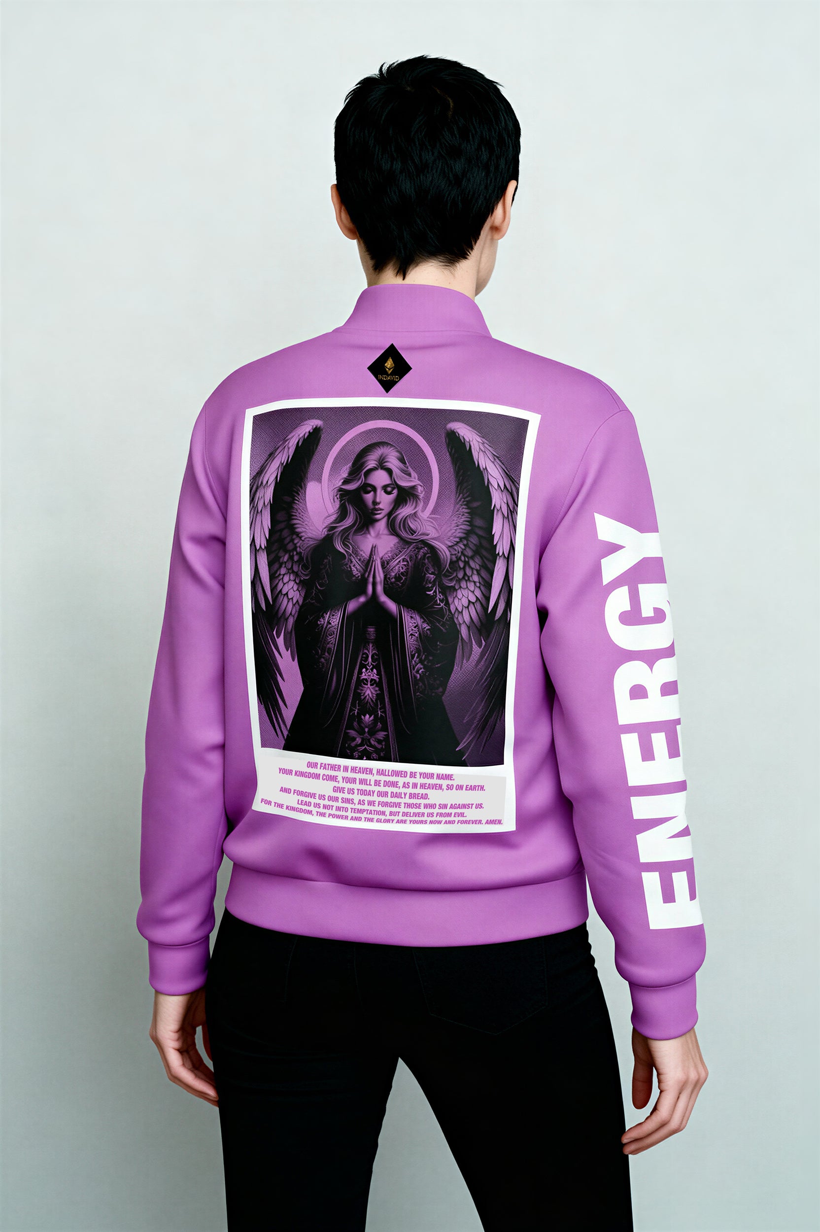 Baseball-Jacke - ElectricFuchsia