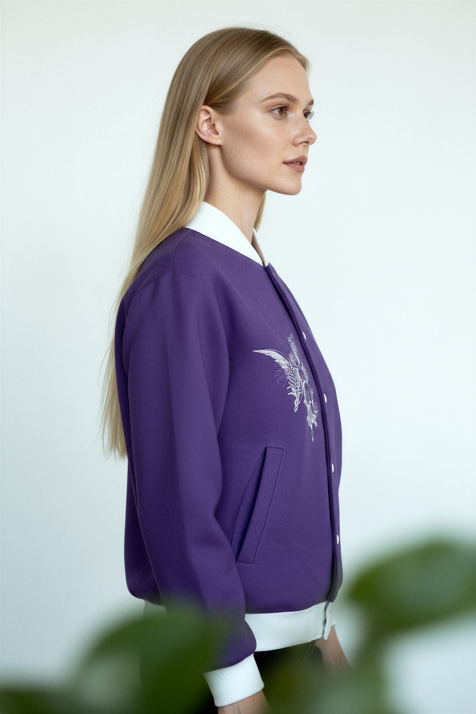 Baseball-Jacke - FreshPurple