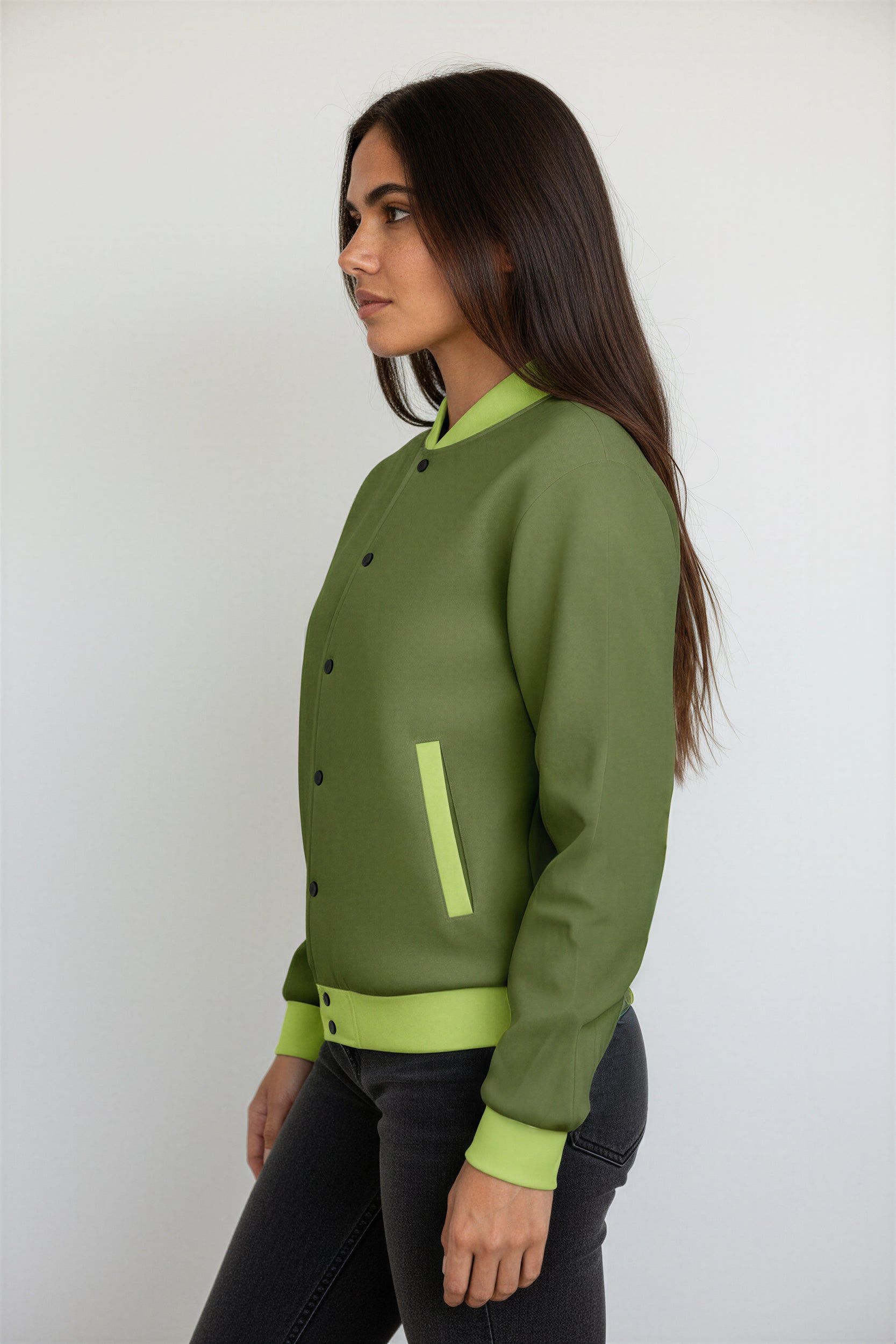 Baseball-Jacke - GreenGlow