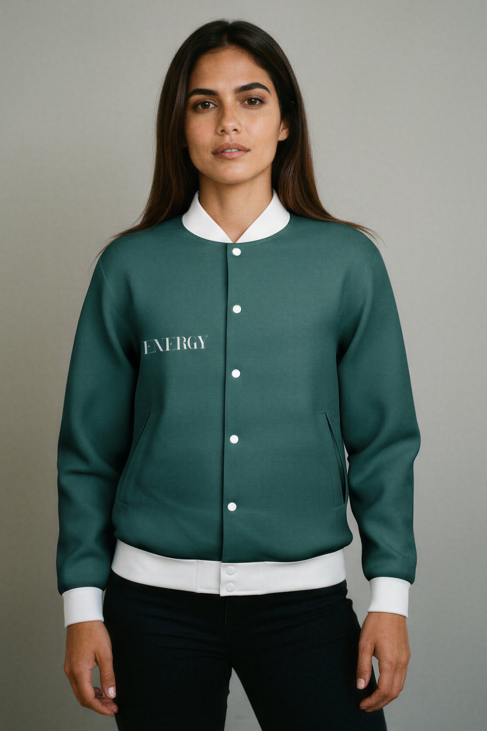 Baseball-Jacke - TransformativeTeal