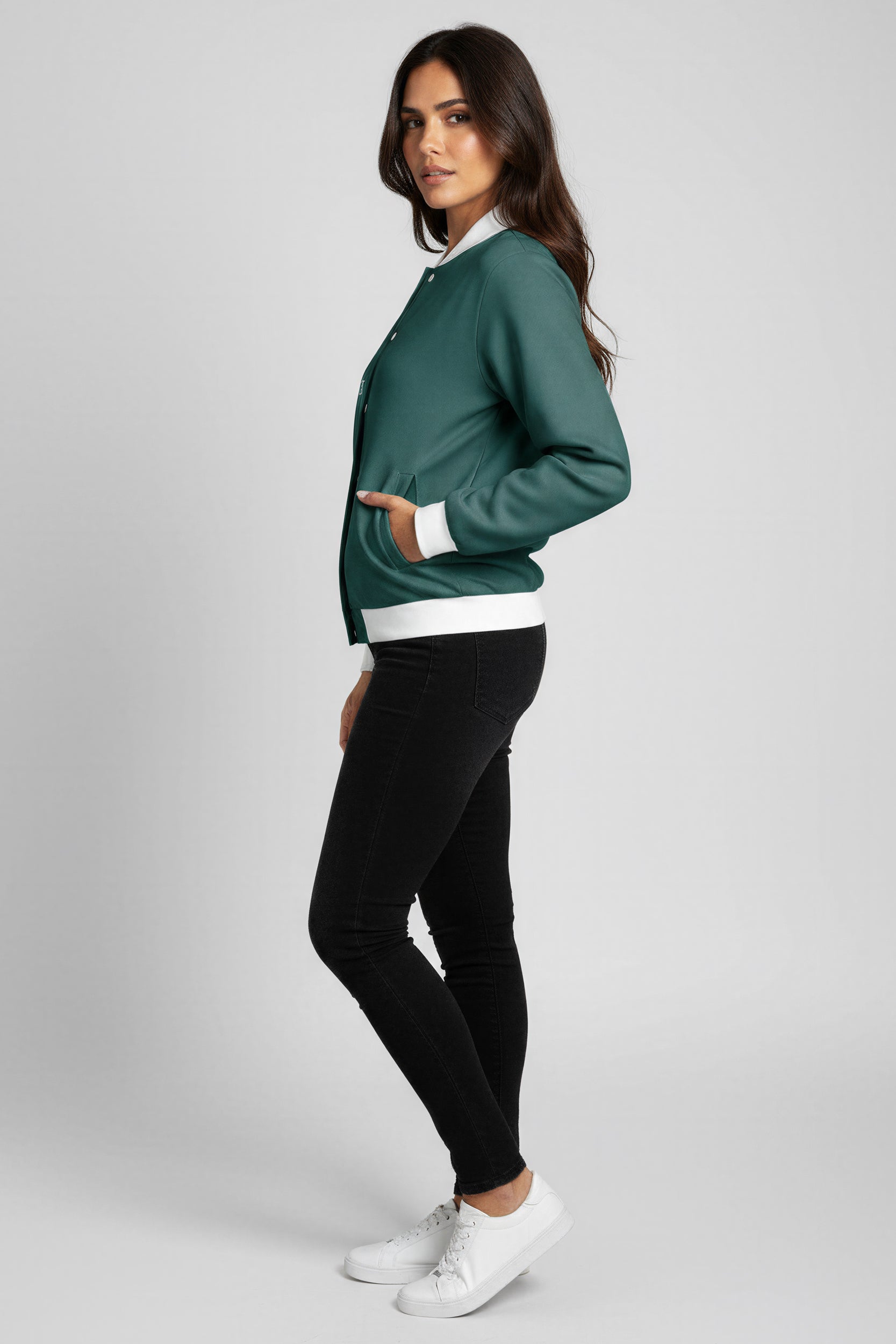 Baseball-Jacke - TransformativeTeal