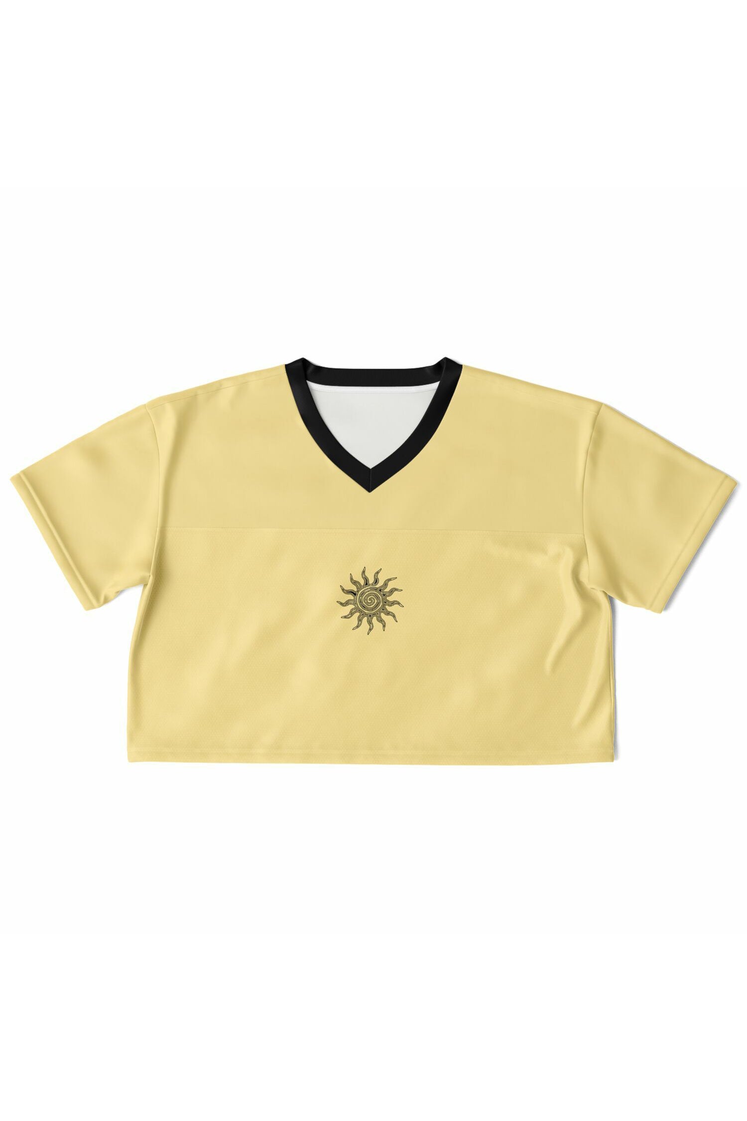 Cropped Football Shirt - Banana