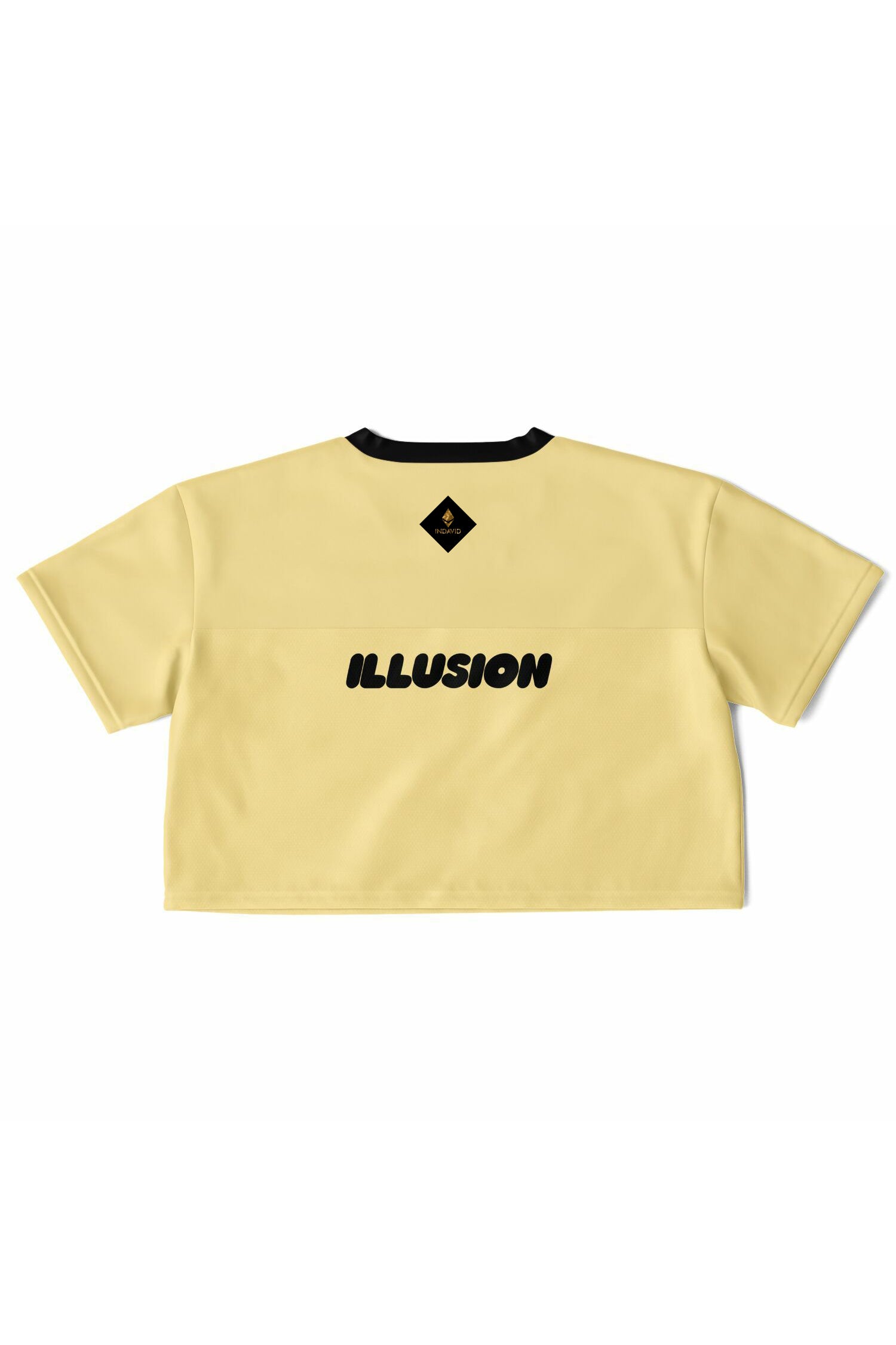Cropped Football Shirt - Banana