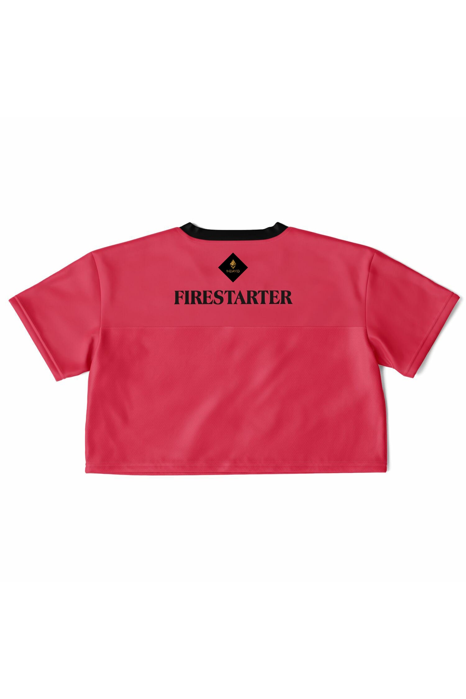 Cropped Football Shirt - Berry