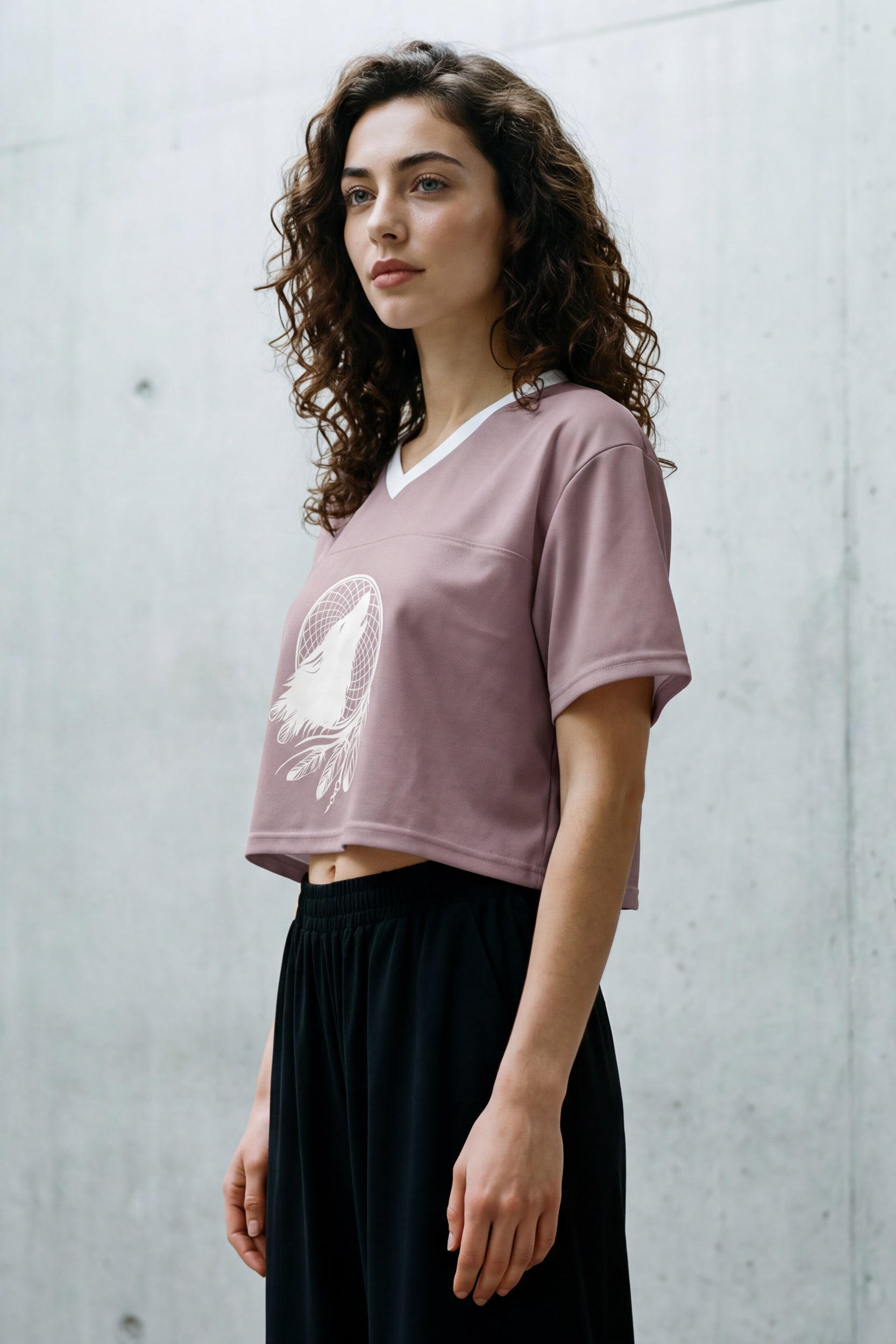 Cropped Football Shirt - Burned