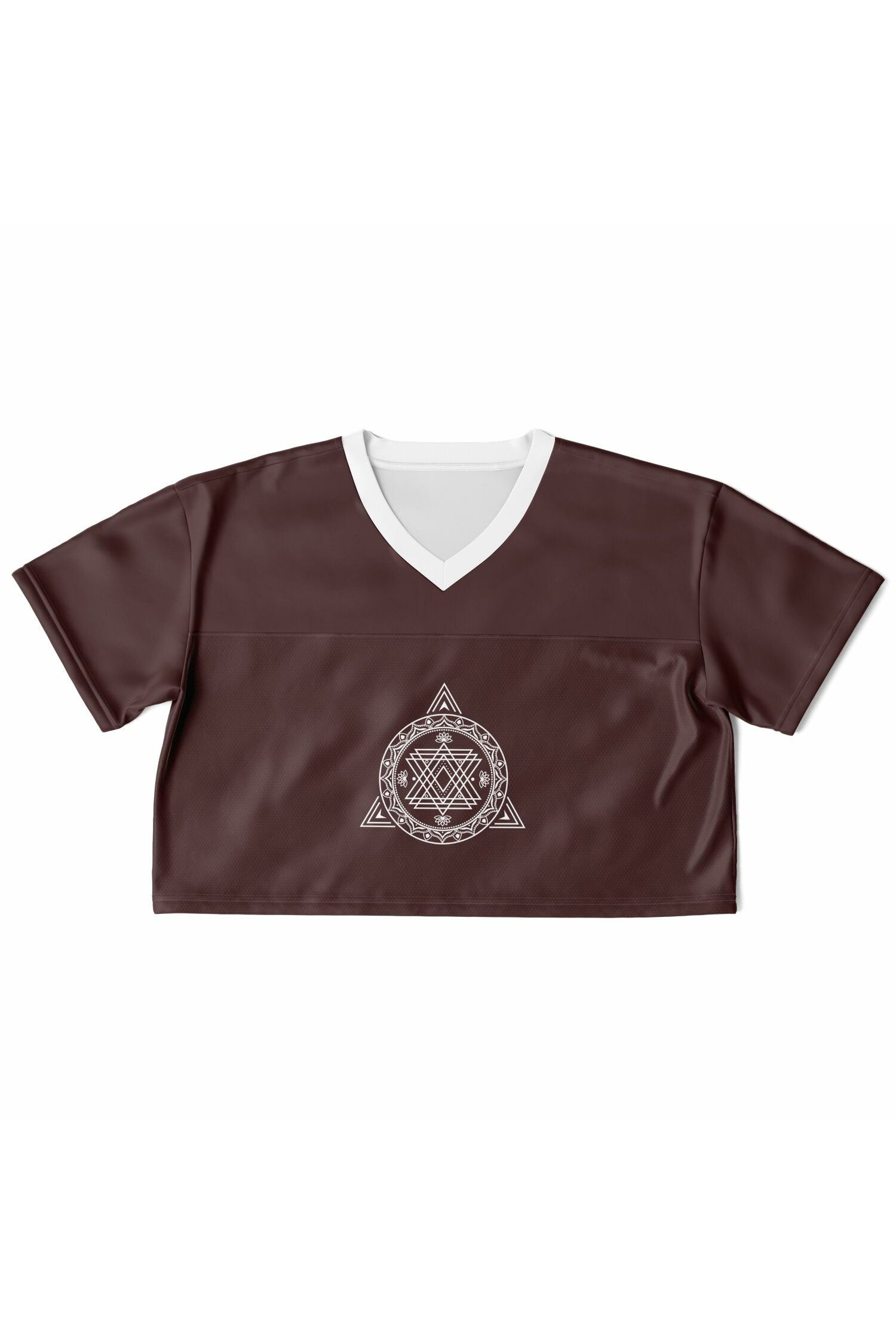 Cropped Football Shirt - Choco