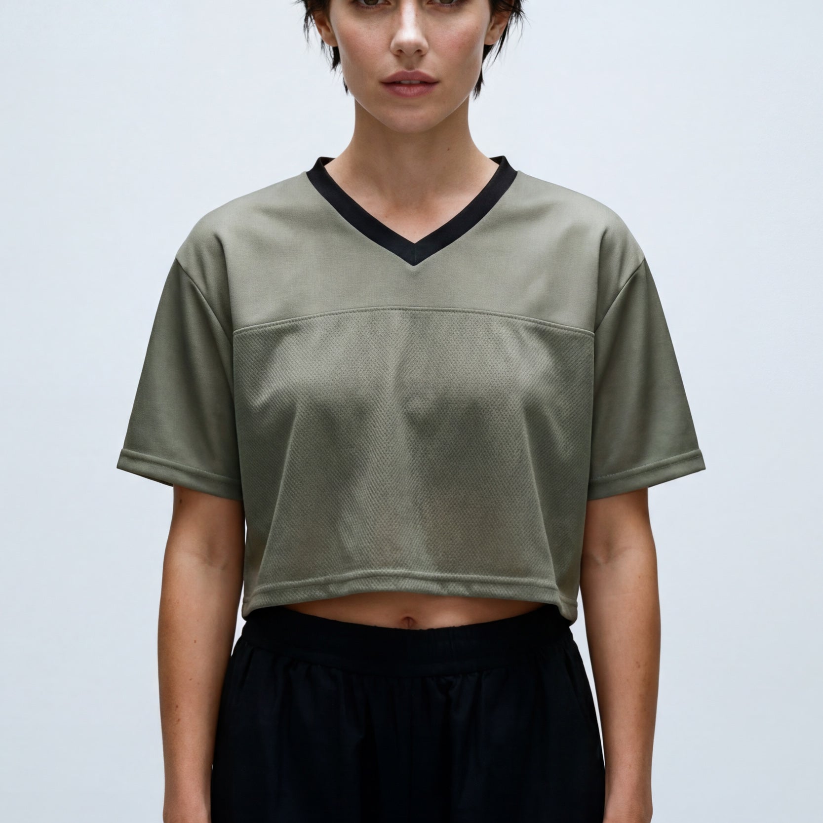 Cropped Football Shirt - Debonair