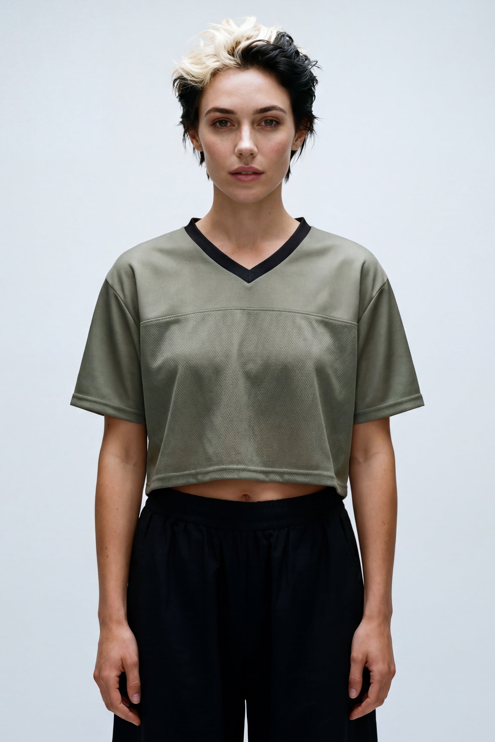 Cropped Football Shirt - Debonair