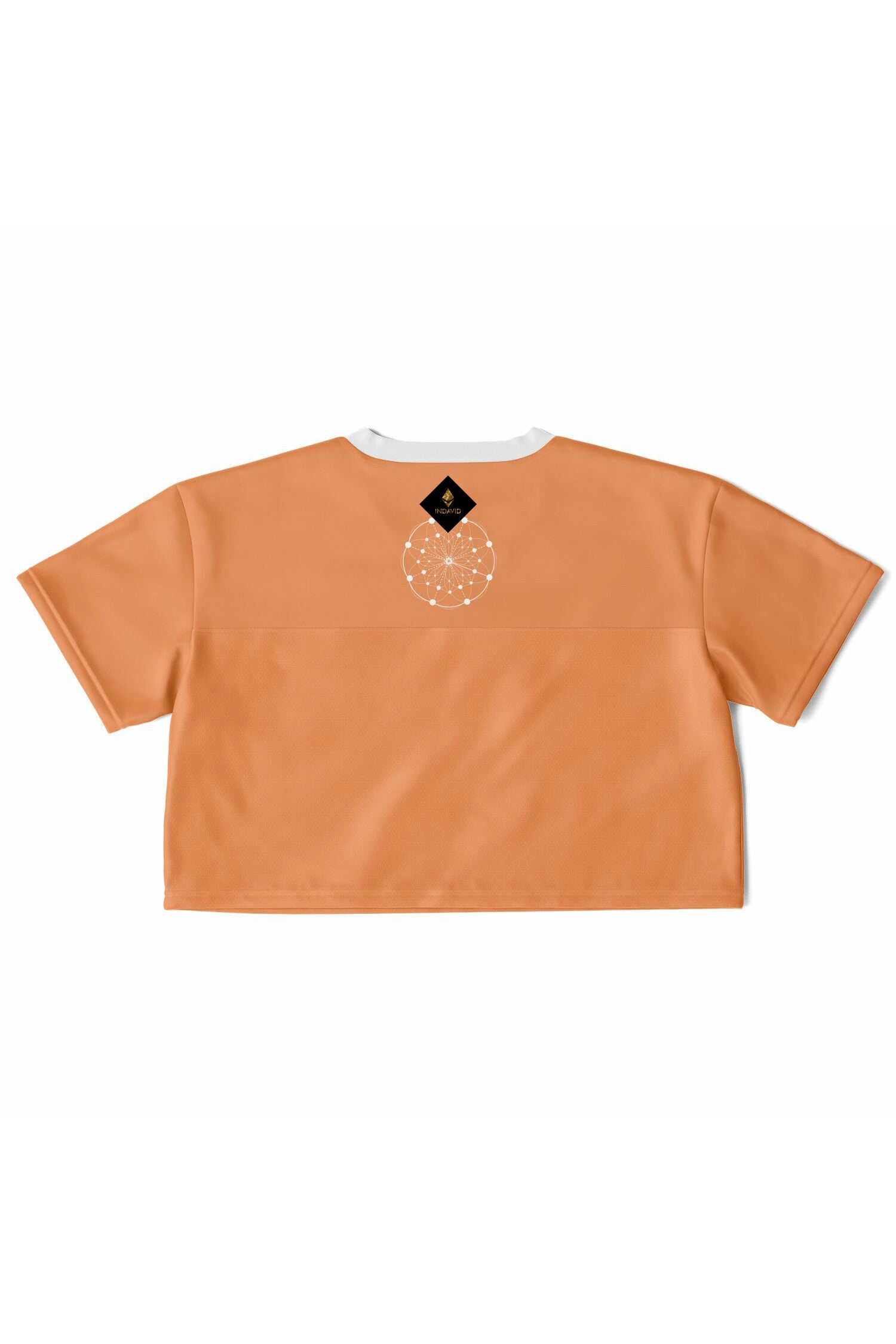 Cropped Football Shirt - Melon