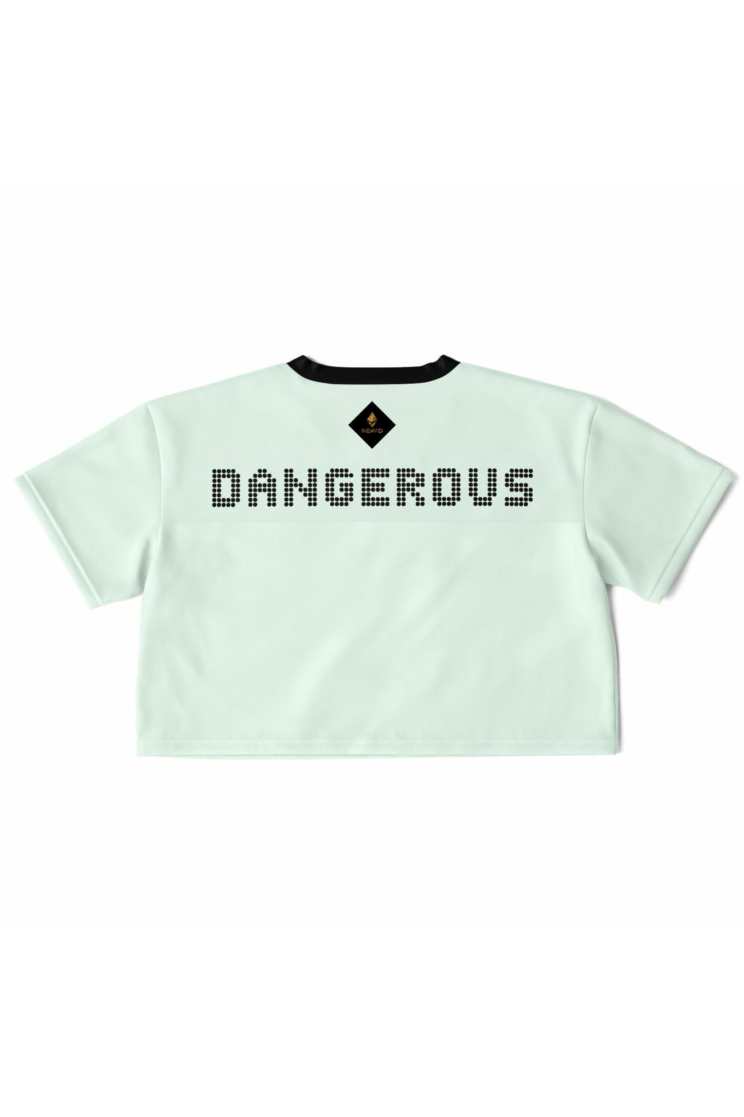 Cropped Football Shirt - Mint