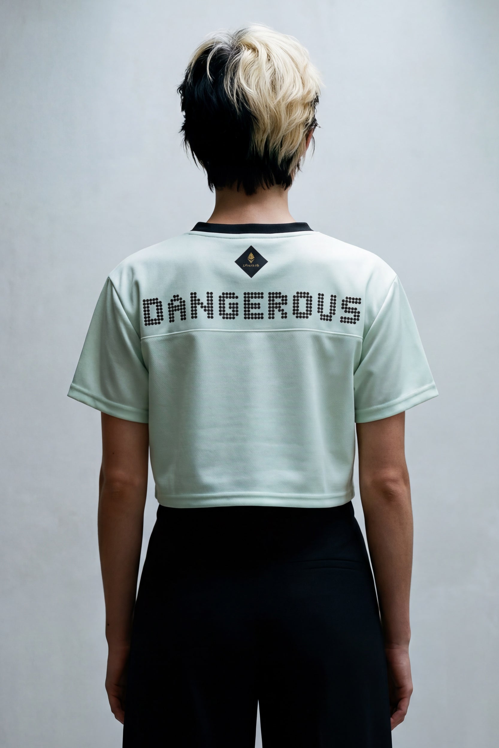 Cropped Football Shirt - Mint