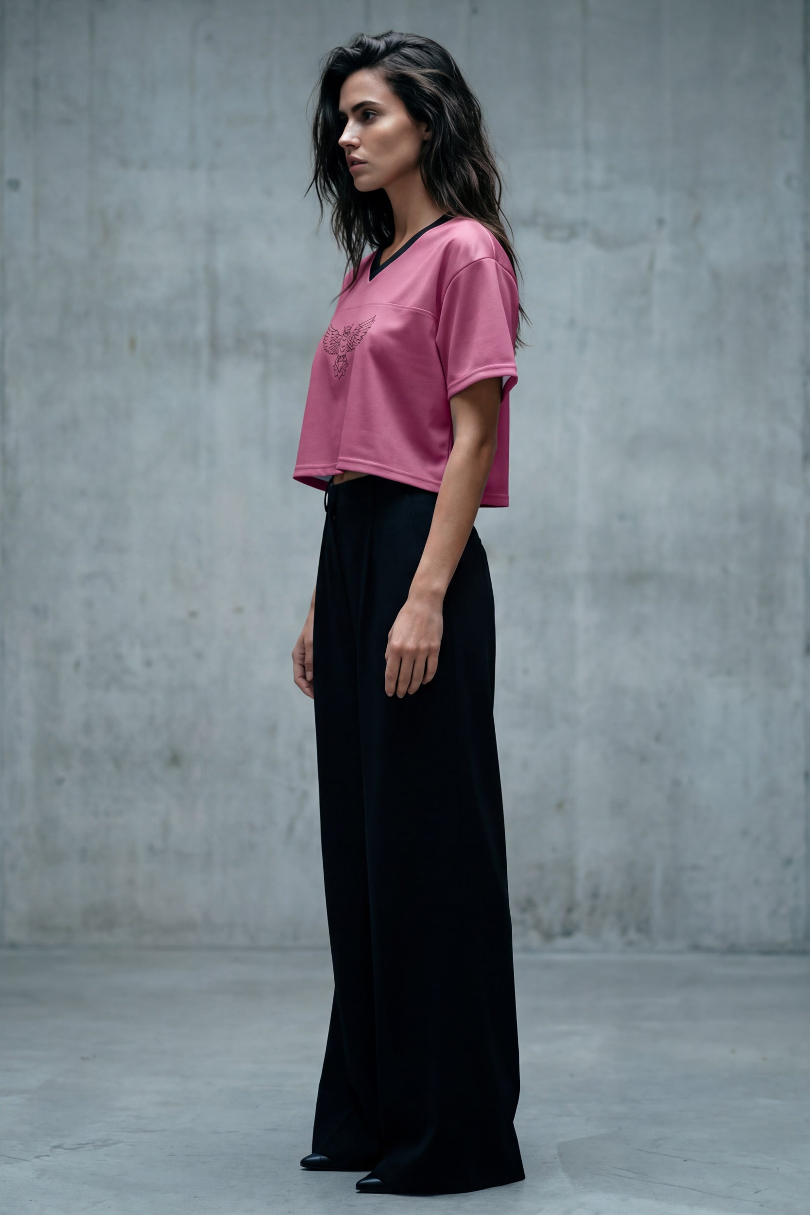 Cropped Football Shirt - Punch