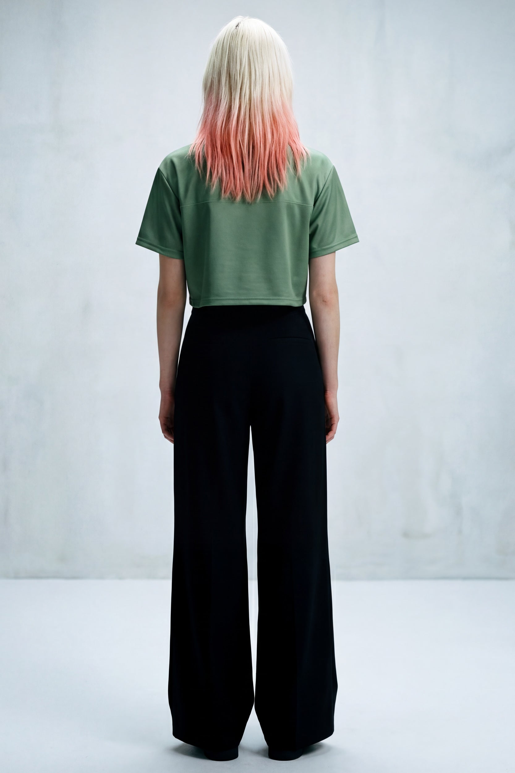 Cropped Football Shirt - Shale