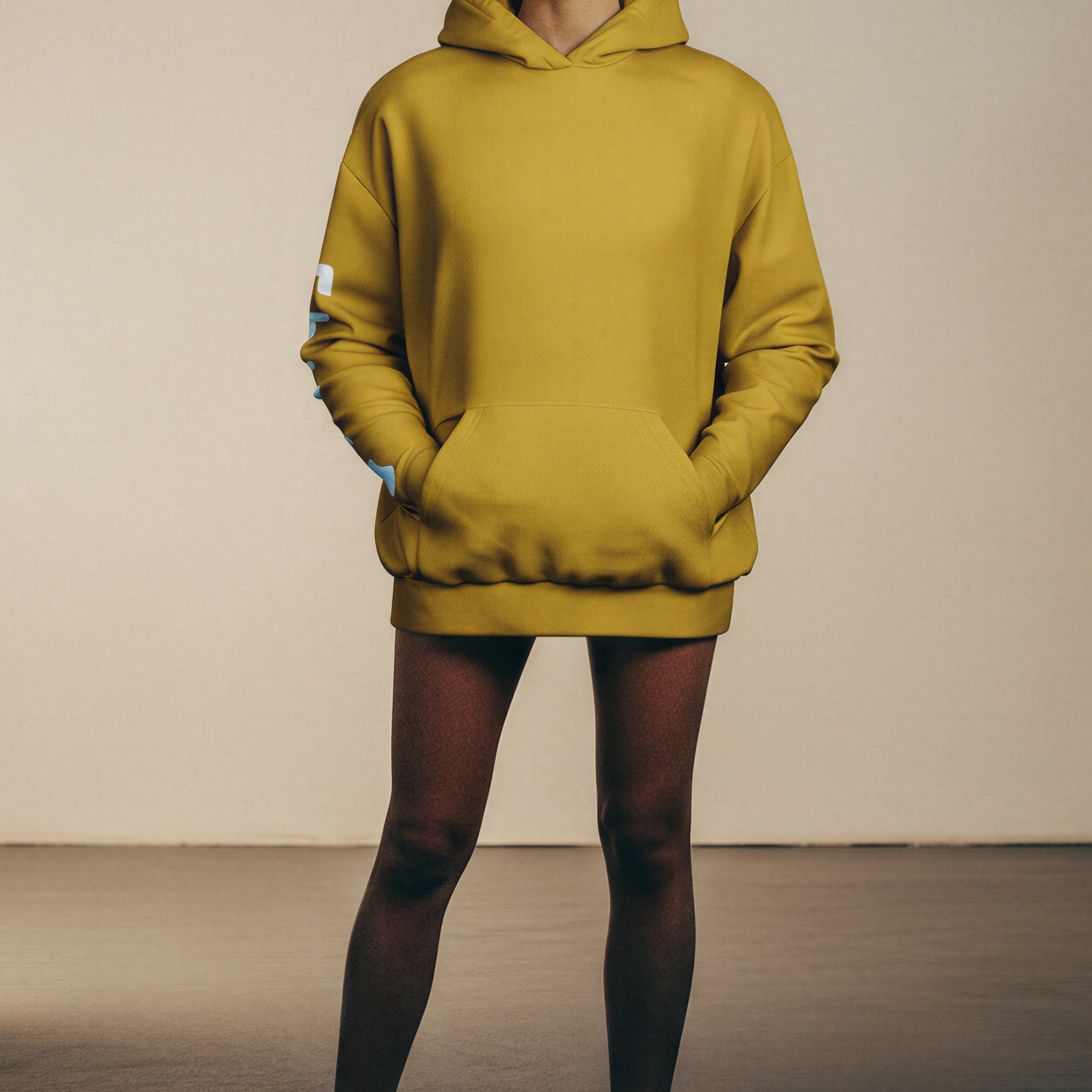 Oversized Heavy Hoodie - AmberHaze