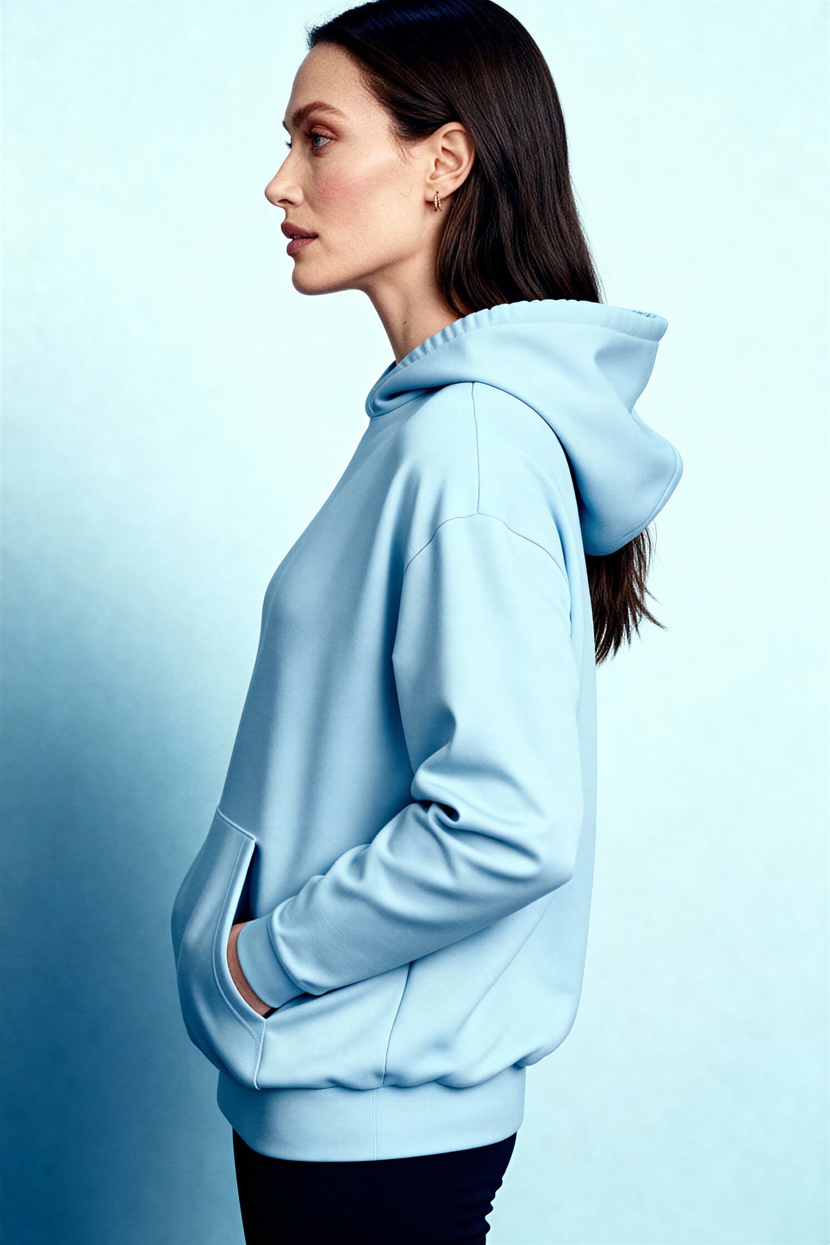 Oversized Heavy Hoodie - AuraBlue