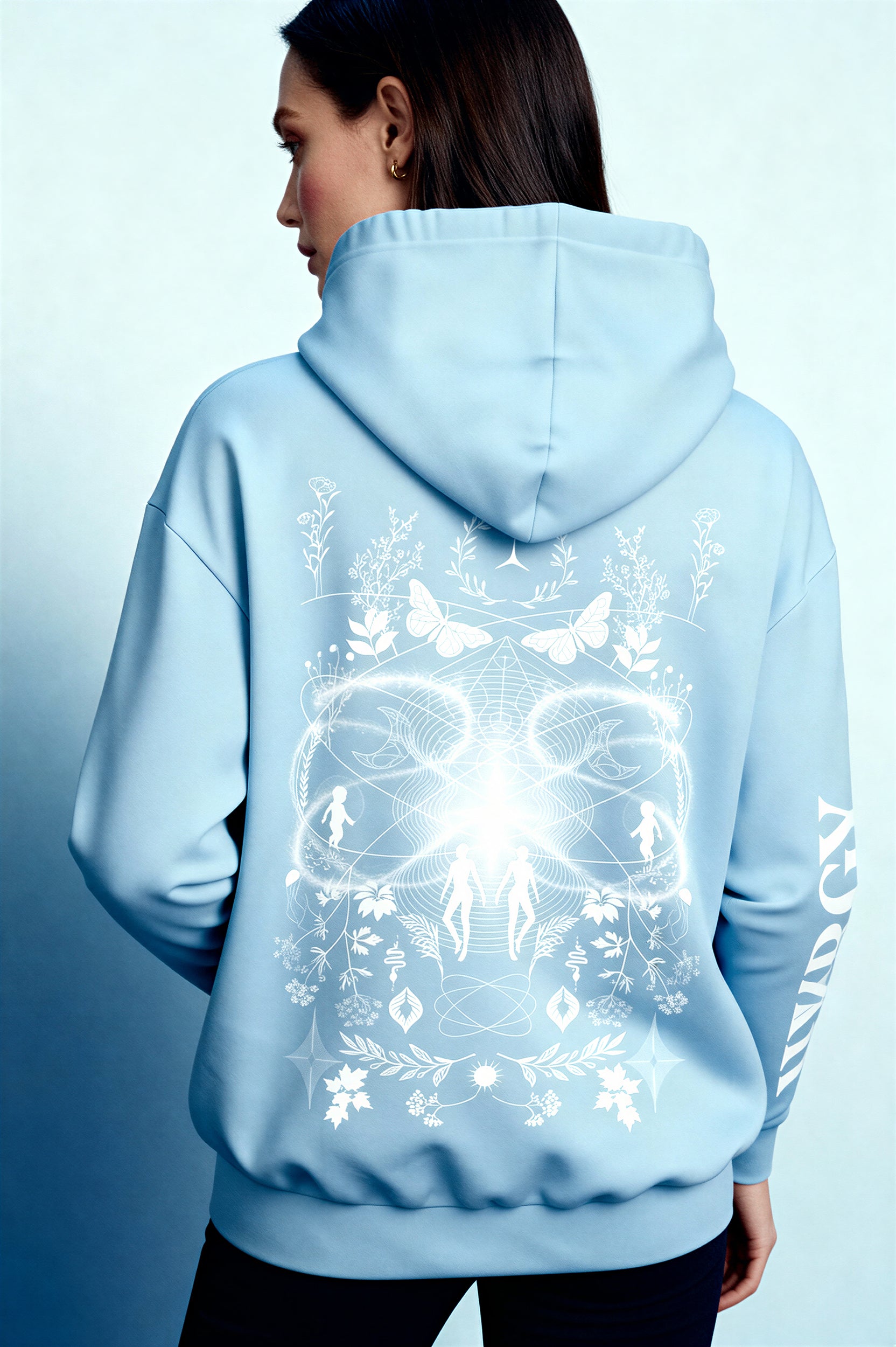 Oversized Heavy Hoodie - AuraBlue
