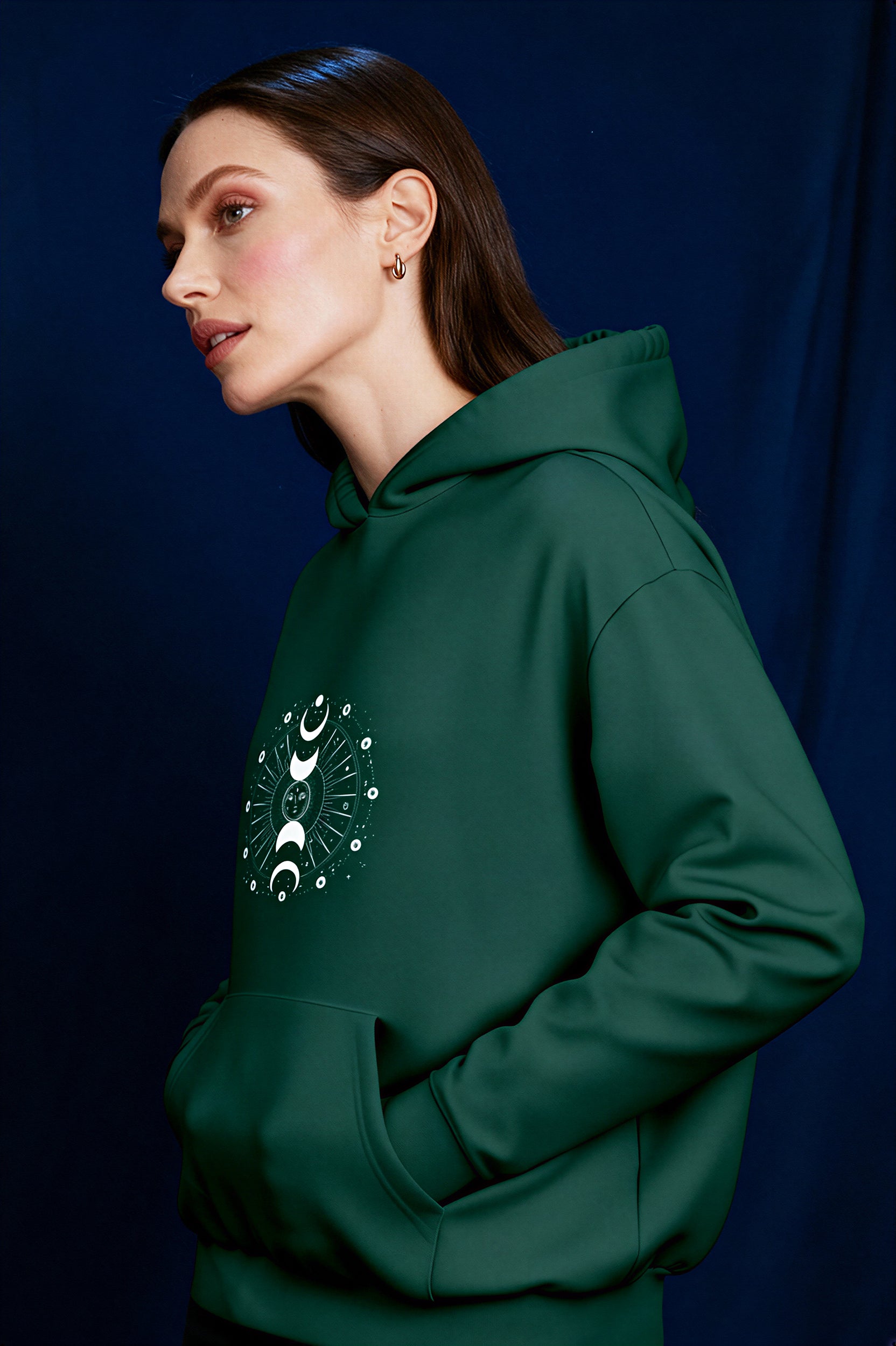 Oversized Heavy Hoodie - DeepGreen