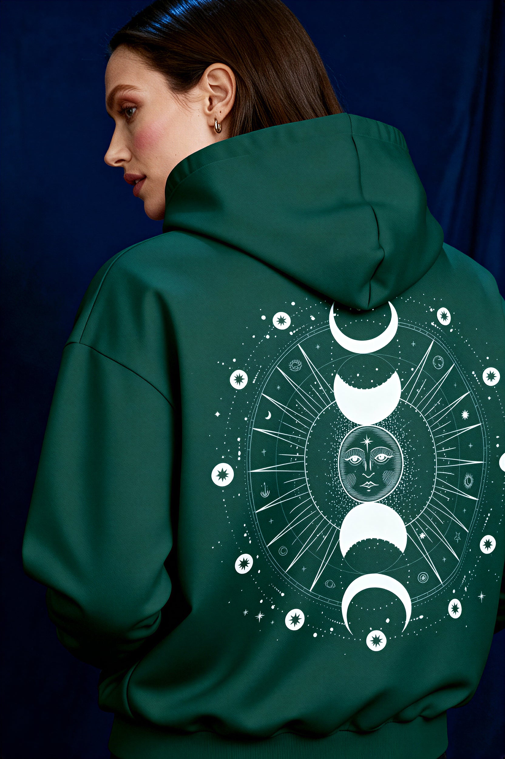 Oversized Heavy Hoodie - DeepGreen