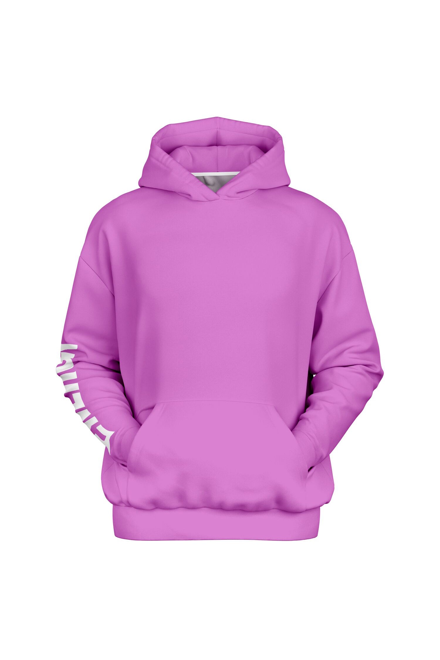 Oversized Heavy Hoodie - ElectricFuchsia