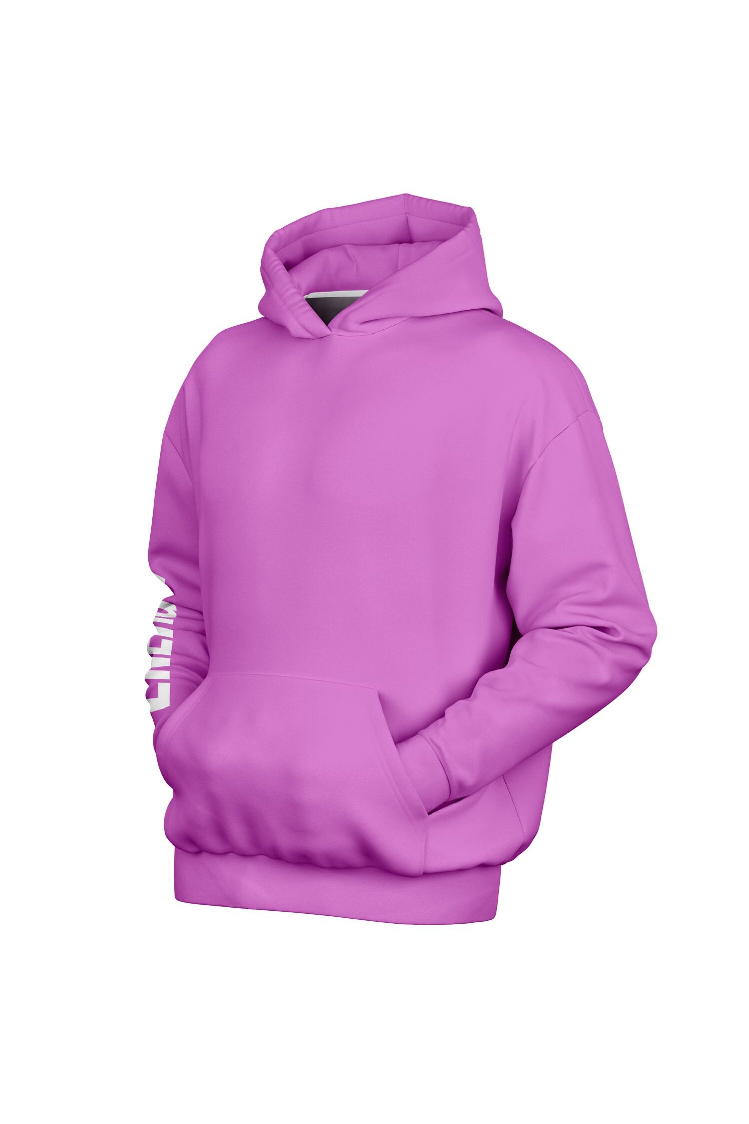 Oversized Heavy Hoodie - ElectricFuchsia