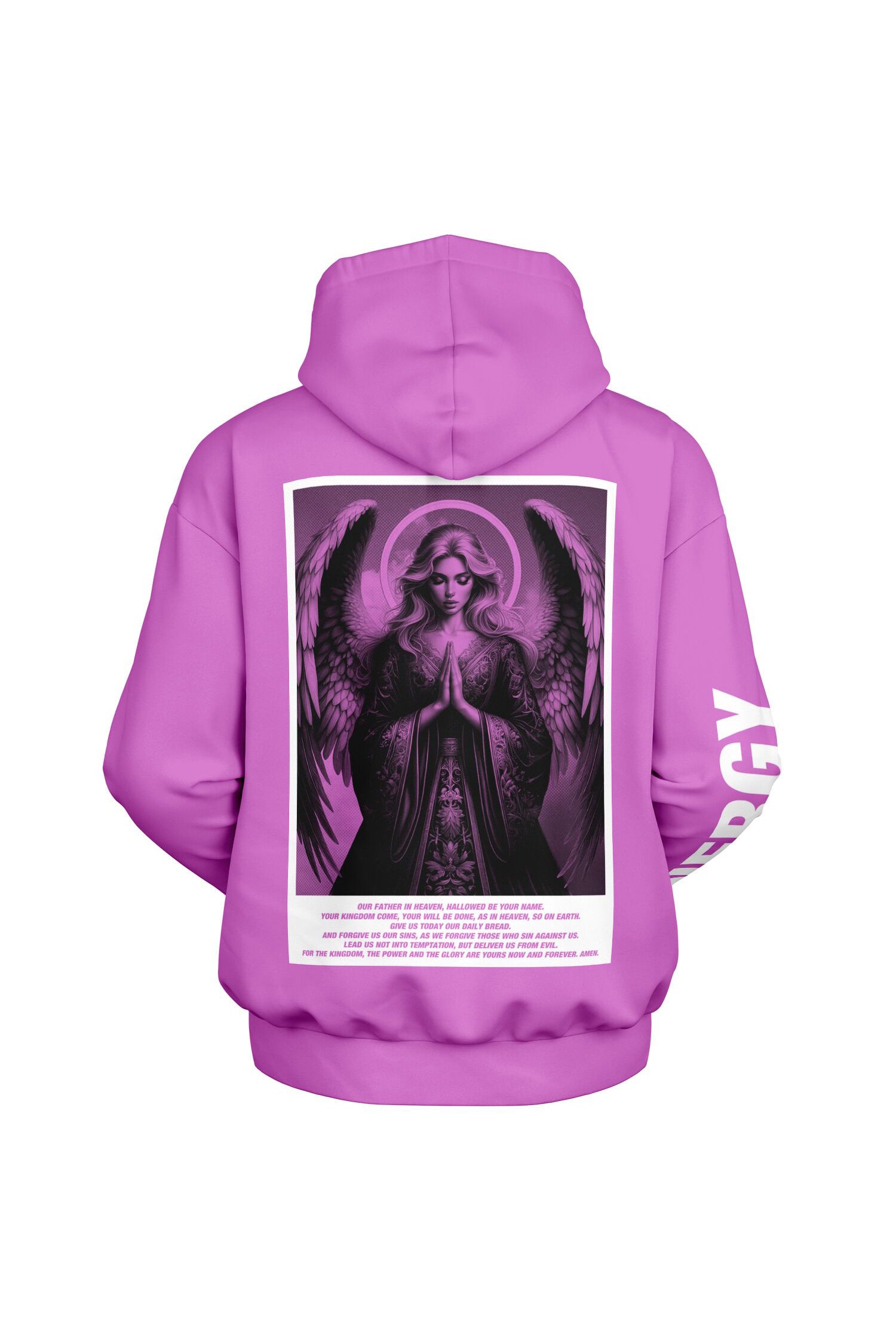Oversized Heavy Hoodie - ElectricFuchsia