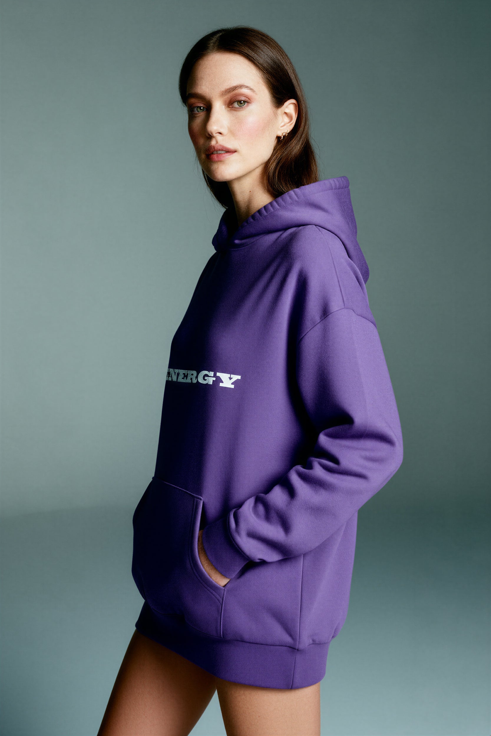 Oversized Heavy Hoodie - FreshPurple