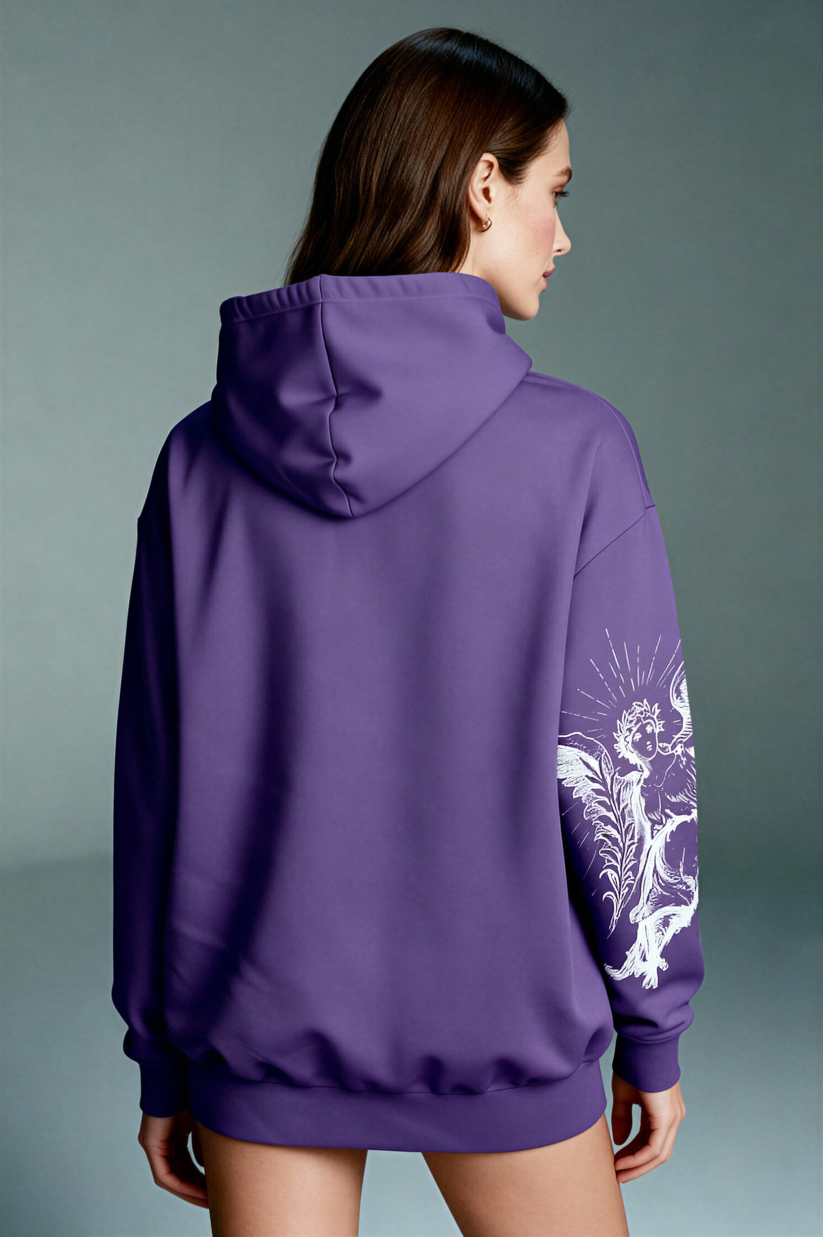 Oversized Heavy Hoodie - FreshPurple
