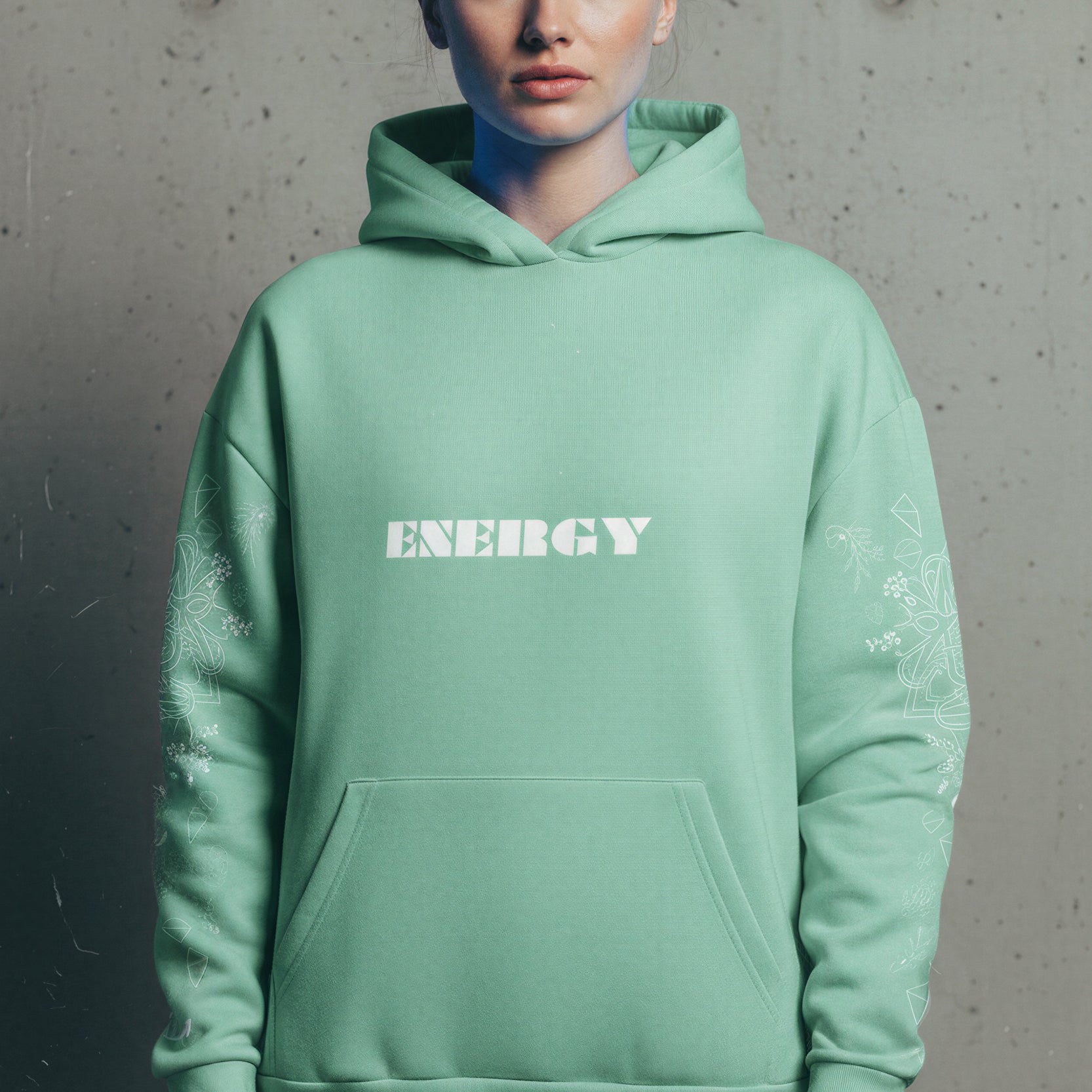 Oversized Heavy Hoodie - JellyMint