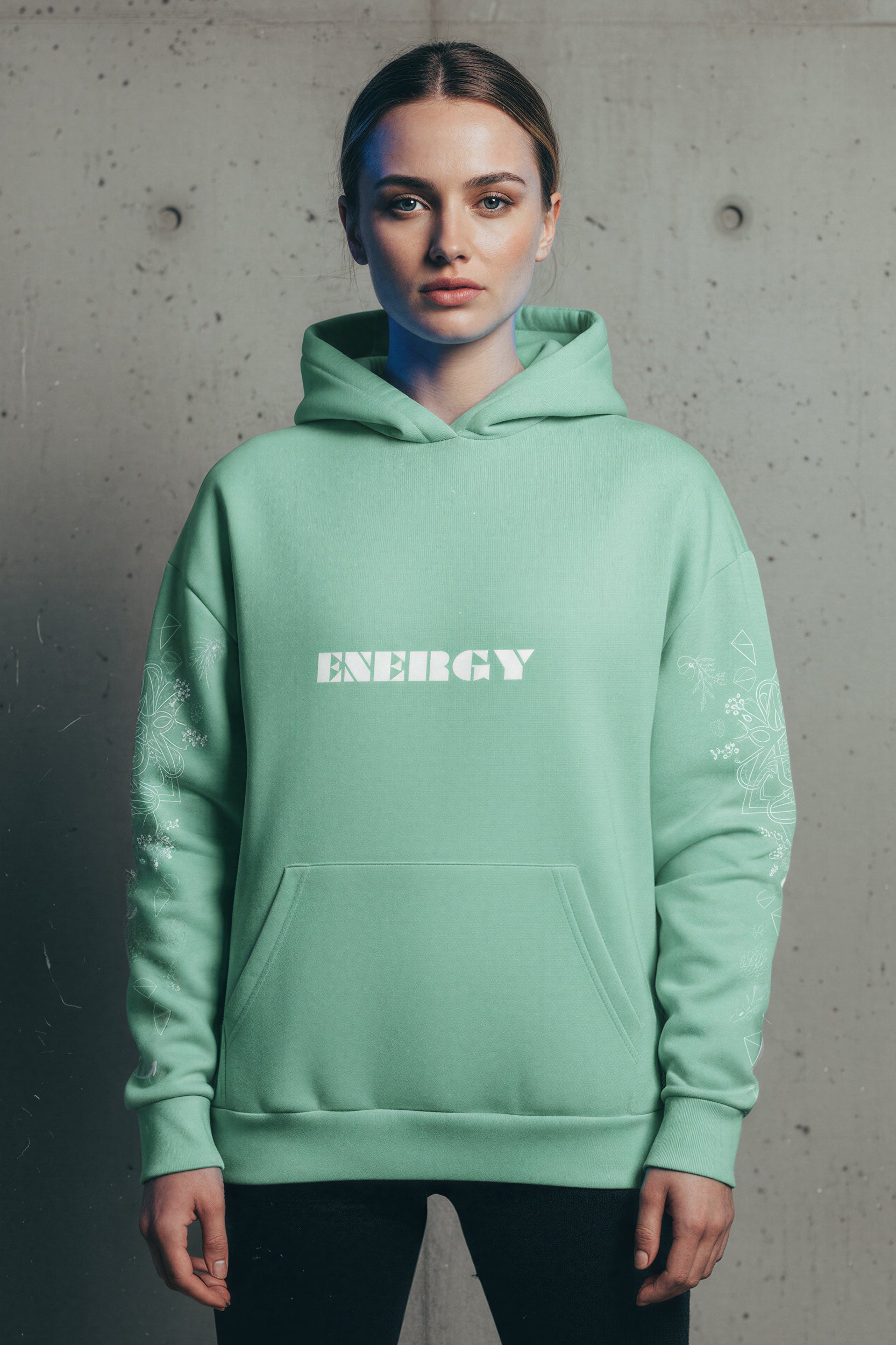Oversized Heavy Hoodie - JellyMint