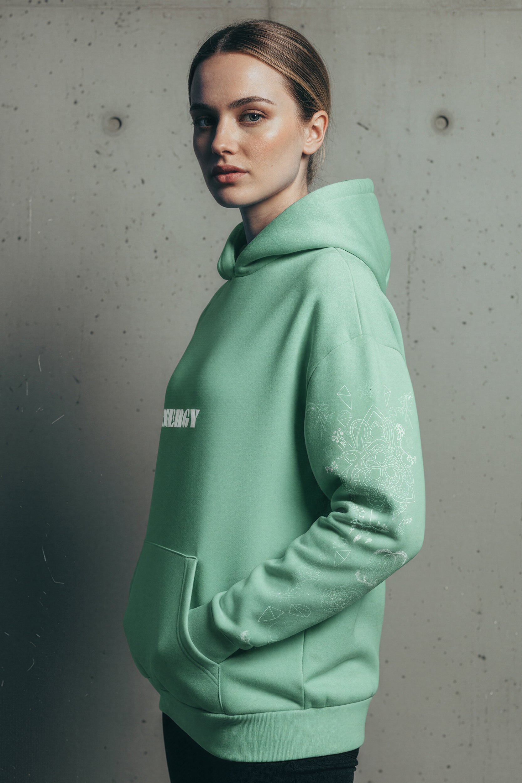 Oversized Heavy Hoodie - JellyMint