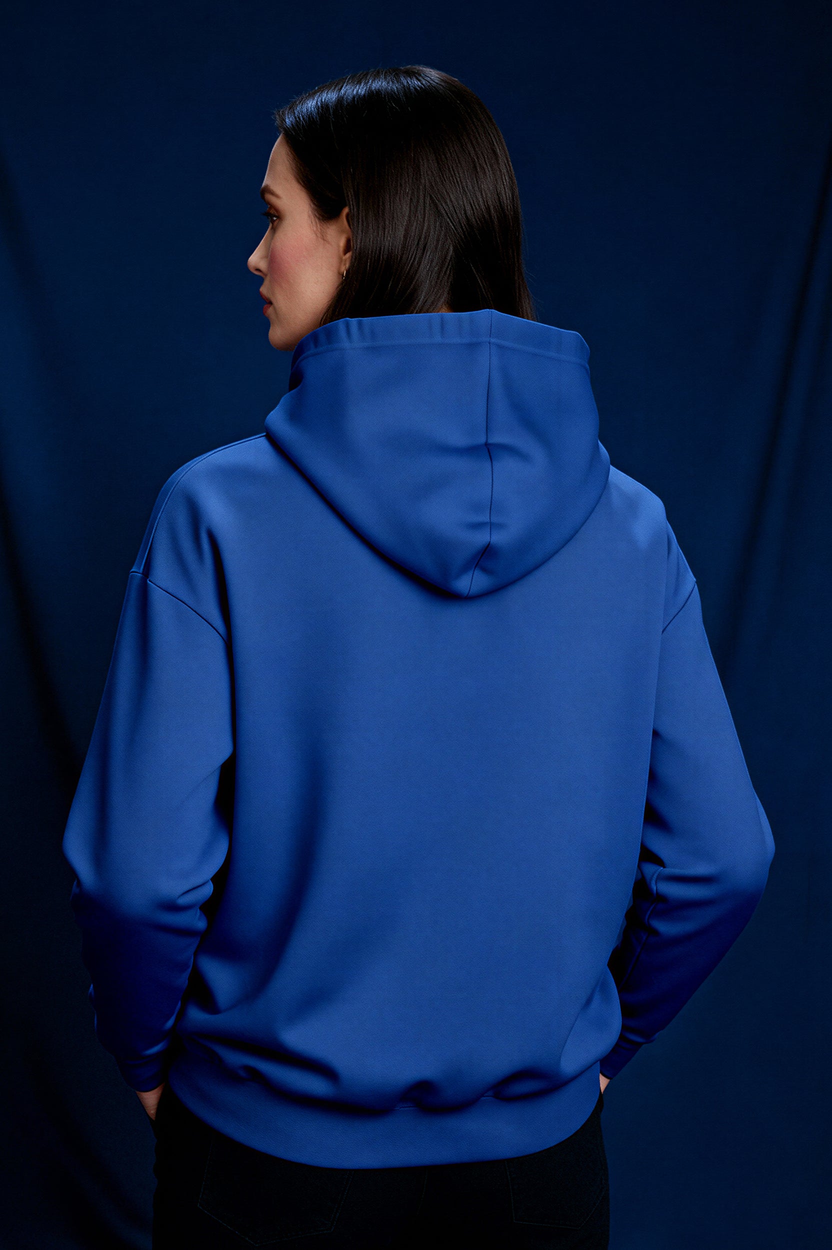 Oversized Heavy Hoodie - LuminousBlue