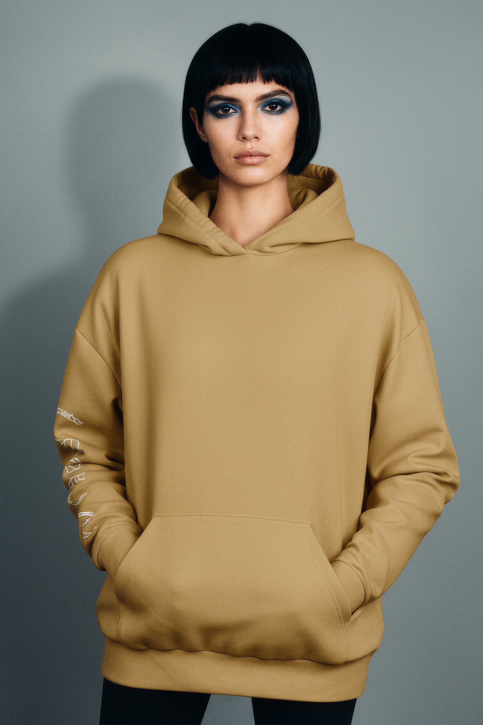 Oversized Heavy Hoodie - Maize