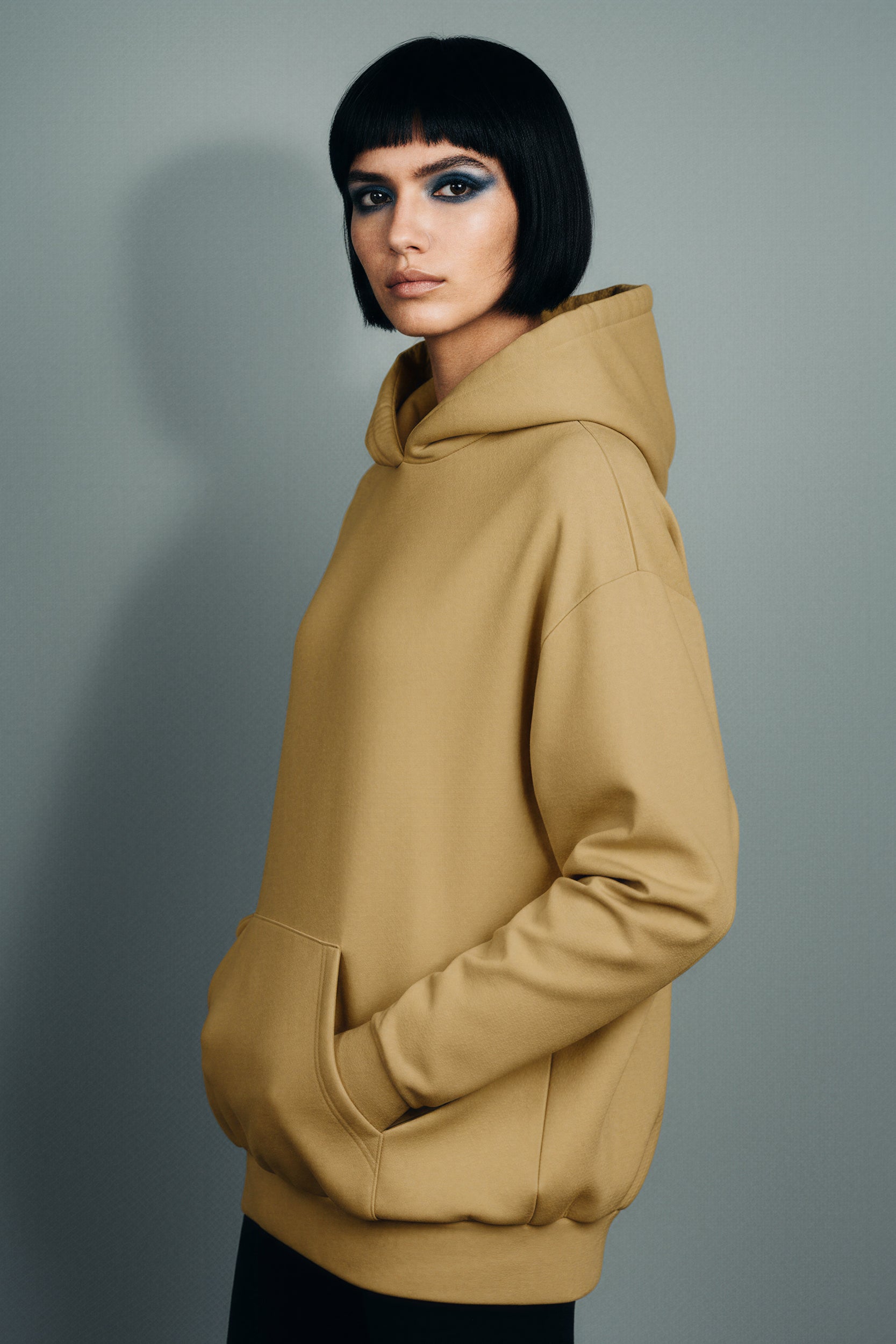 Oversized Heavy Hoodie - Maize