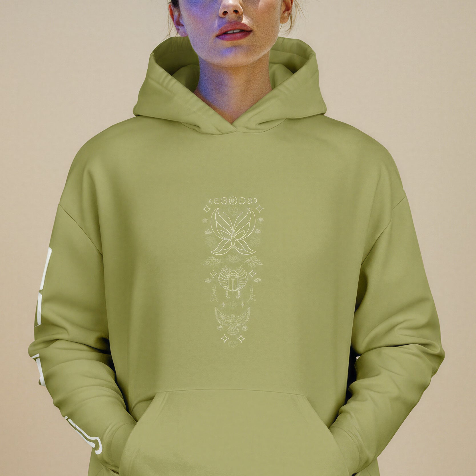 Oversized Heavy Hoodie - MeadowlandGreen