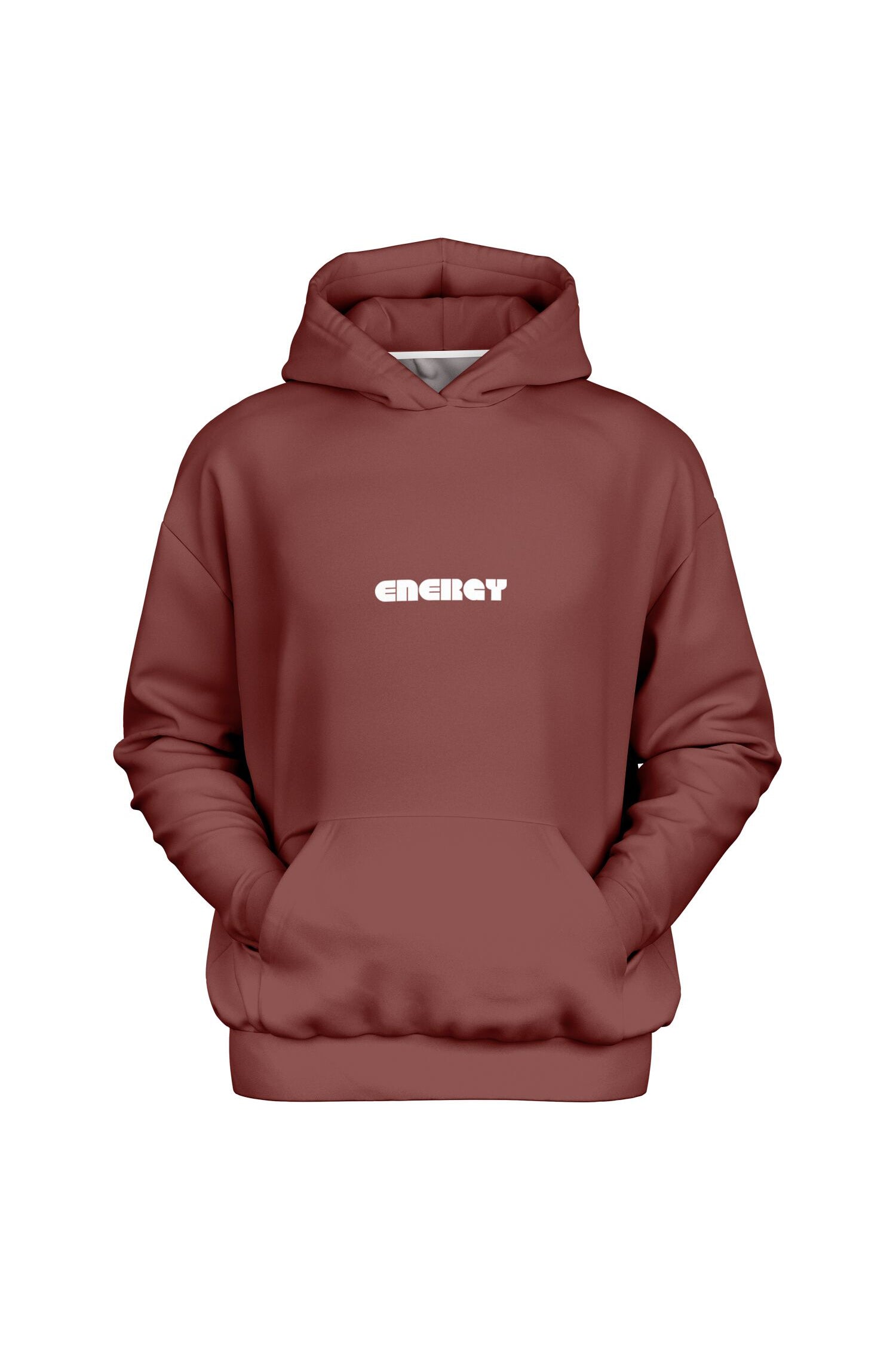 Oversized Heavy Hoodie - Russet