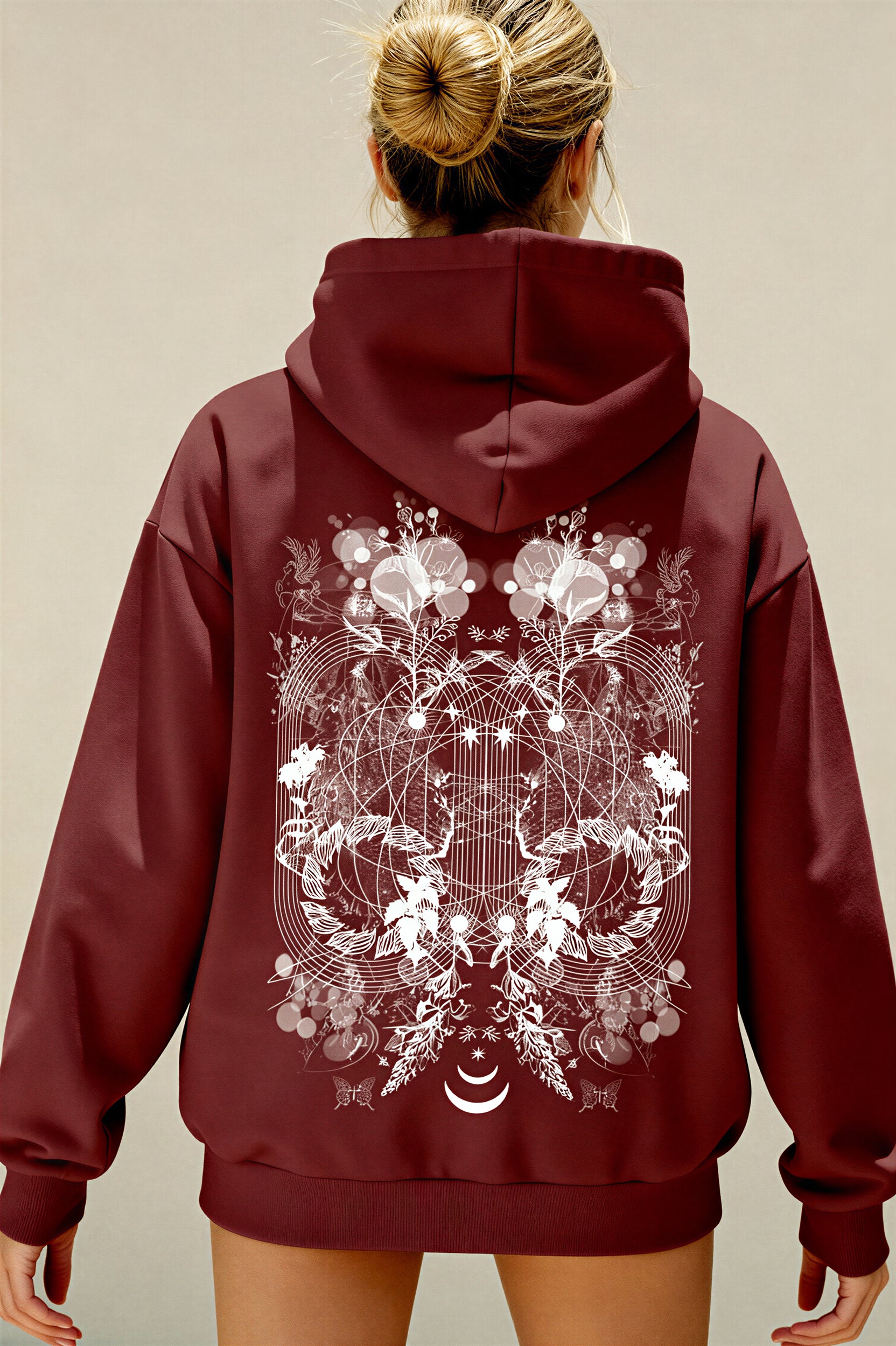 Oversized Heavy Hoodie - Russet