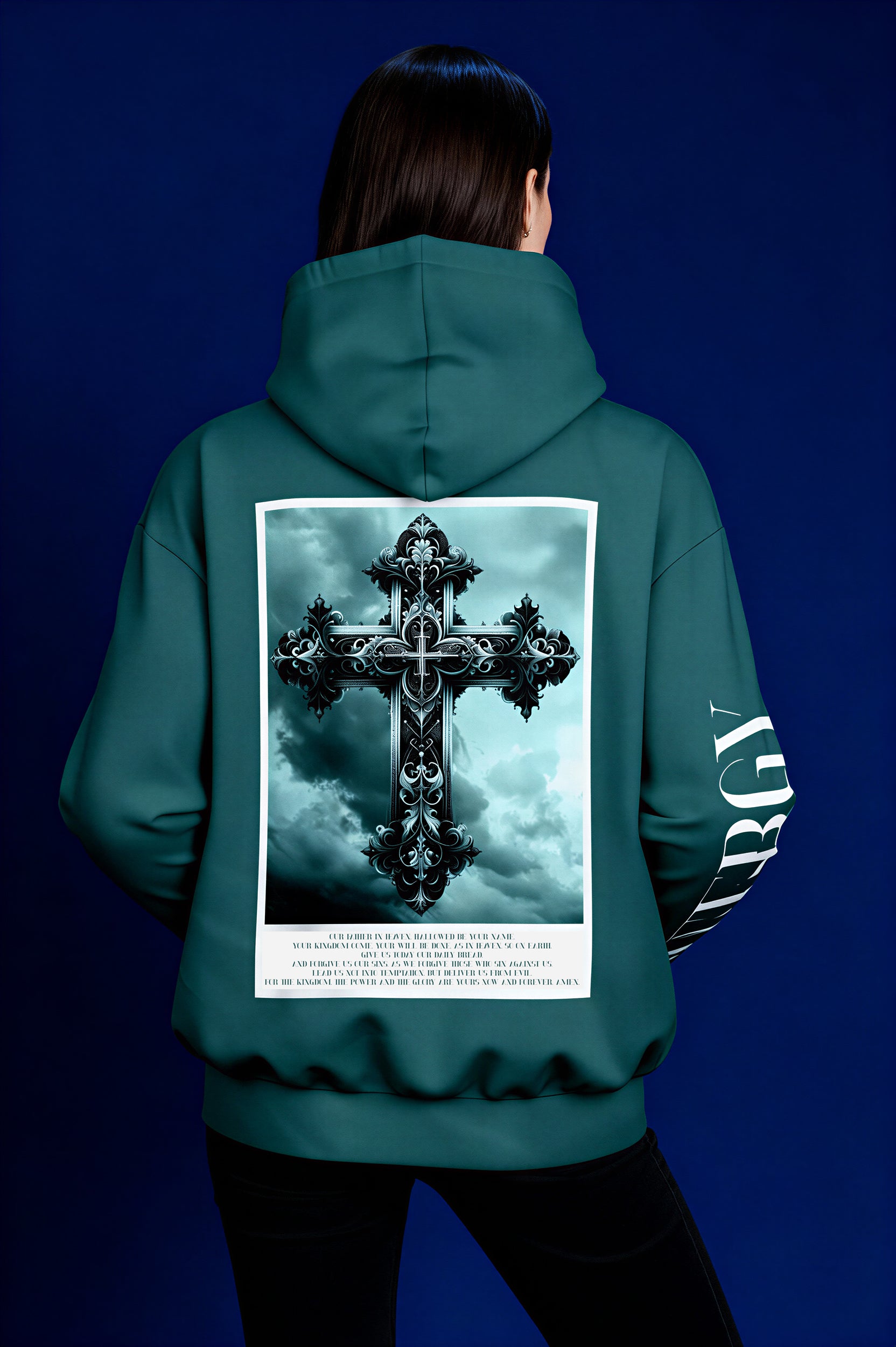 Oversized Heavy Hoodie - TransformativeTeal