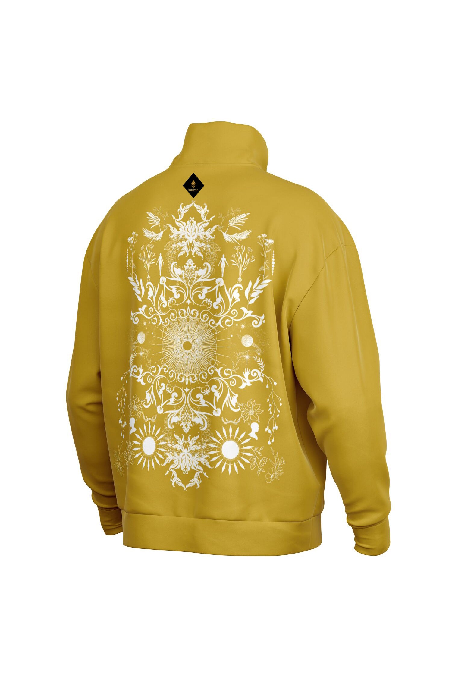 Oversized Heavy Zip Sweatshirt - AmberHaze