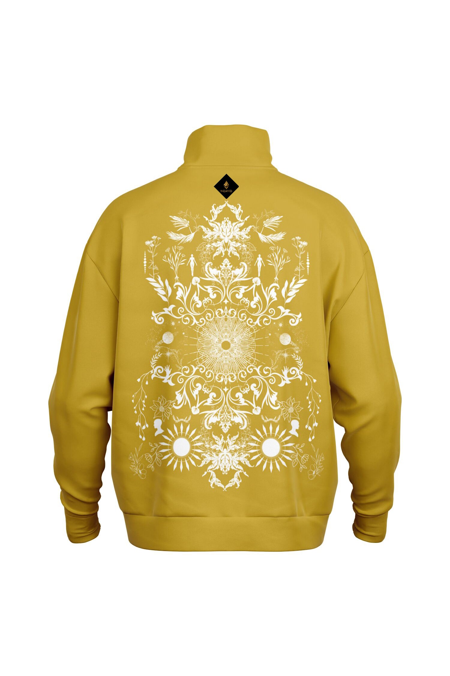 Oversized Heavy Zip Sweatshirt - AmberHaze