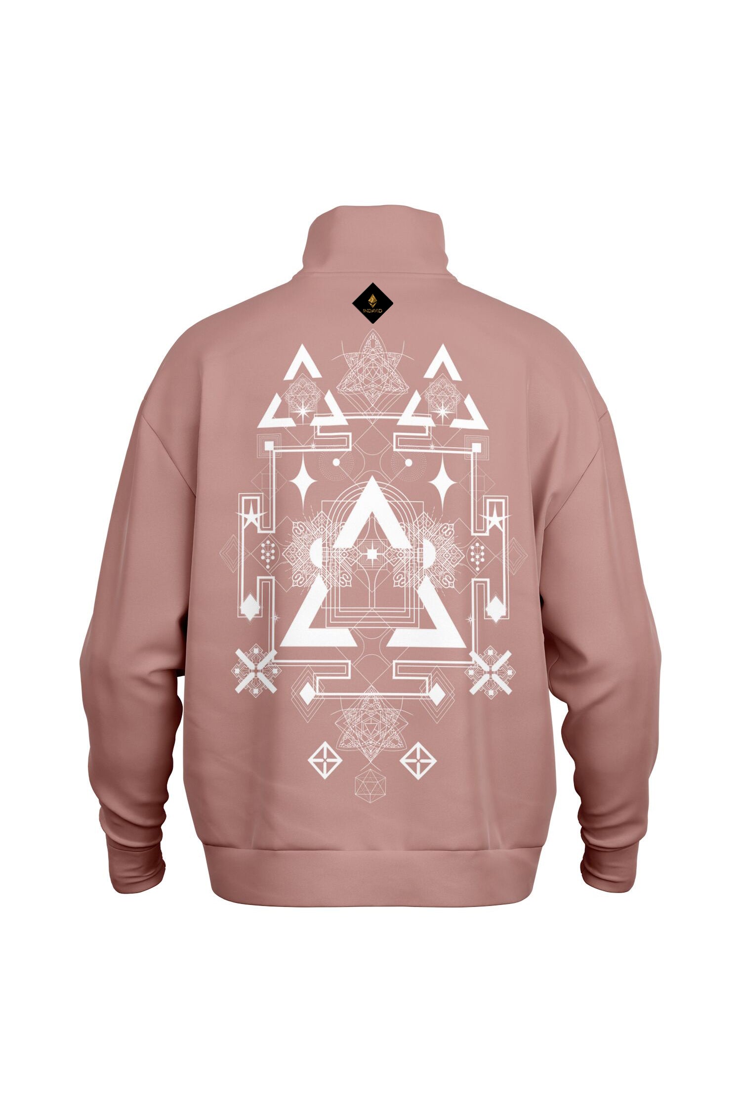 Oversized Heavy Zip Sweatshirt - Clay