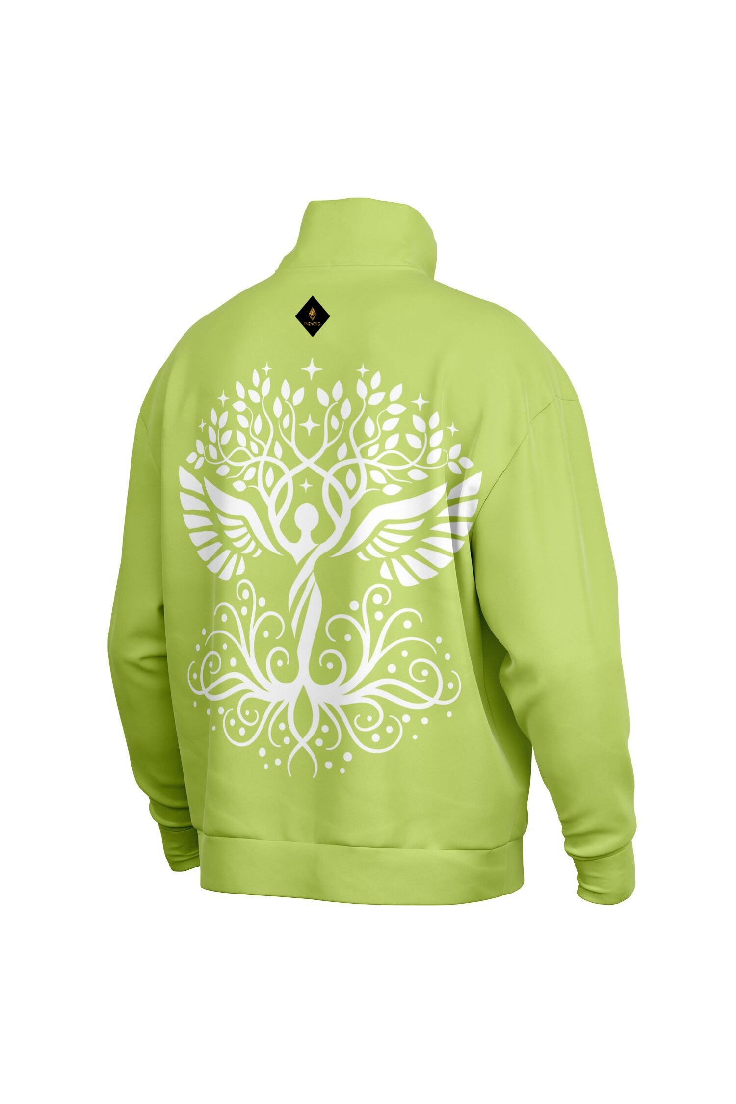 Oversized Heavy Zip Sweatshirt - GreenGlow