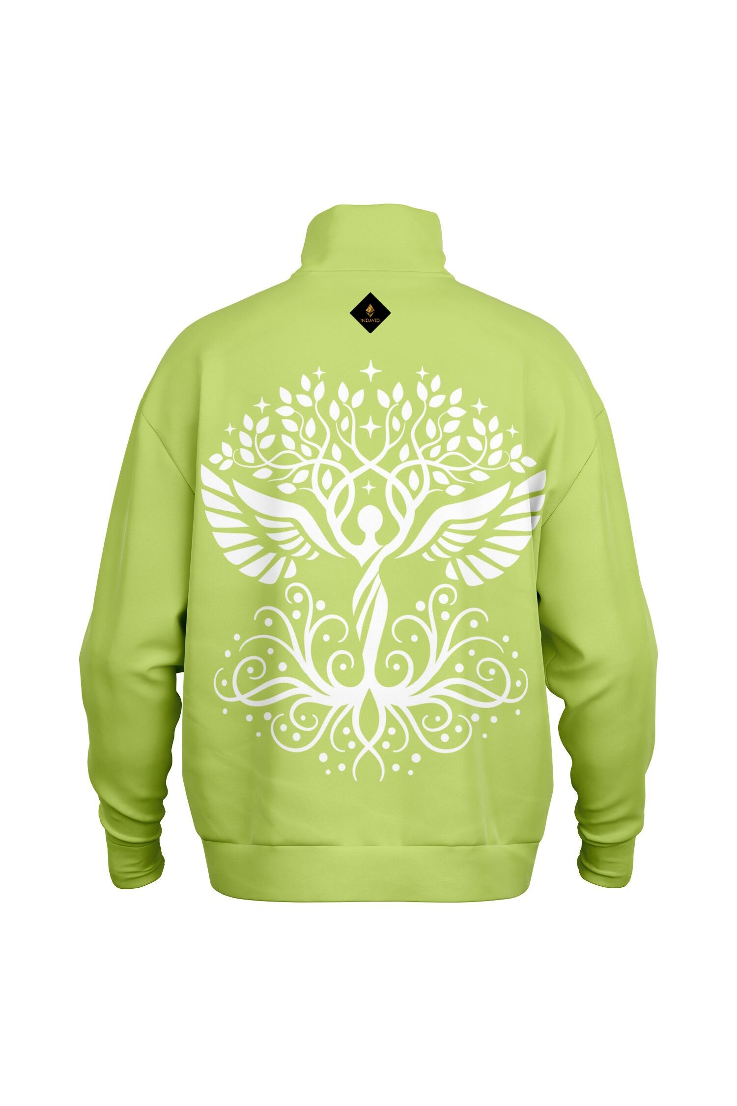 Oversized Heavy Zip Sweatshirt - GreenGlow