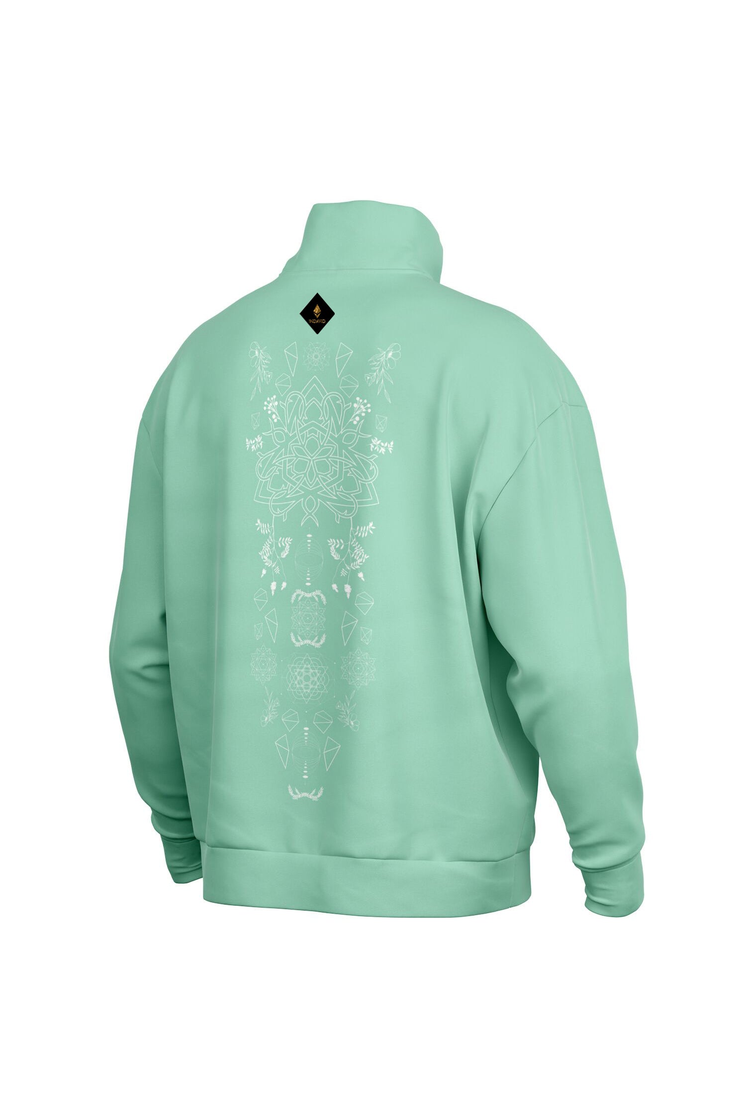 Oversized Heavy Zip Sweatshirt - JellyMint