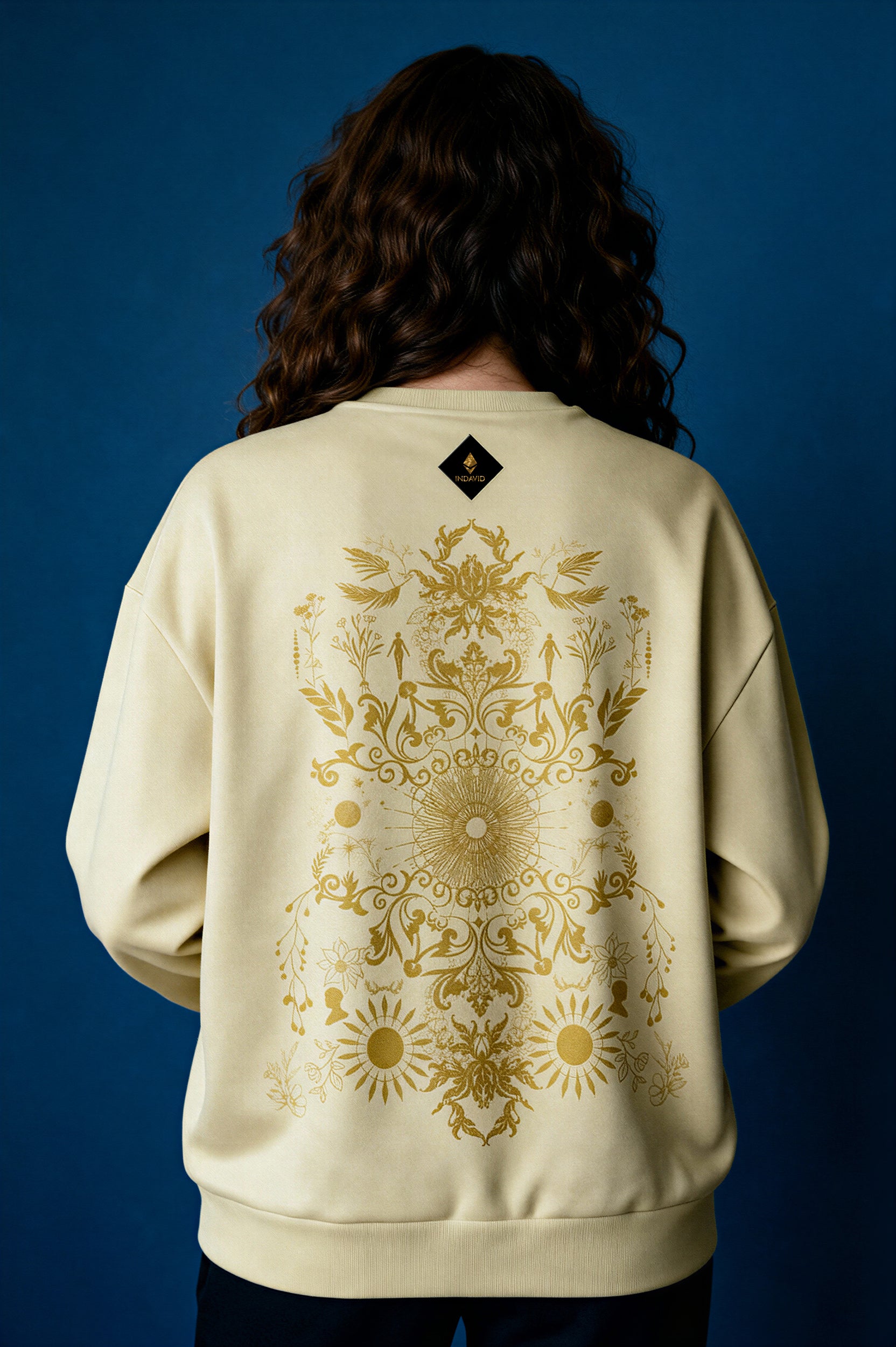 Oversized Heavy Sweatshirt - AmberHaze