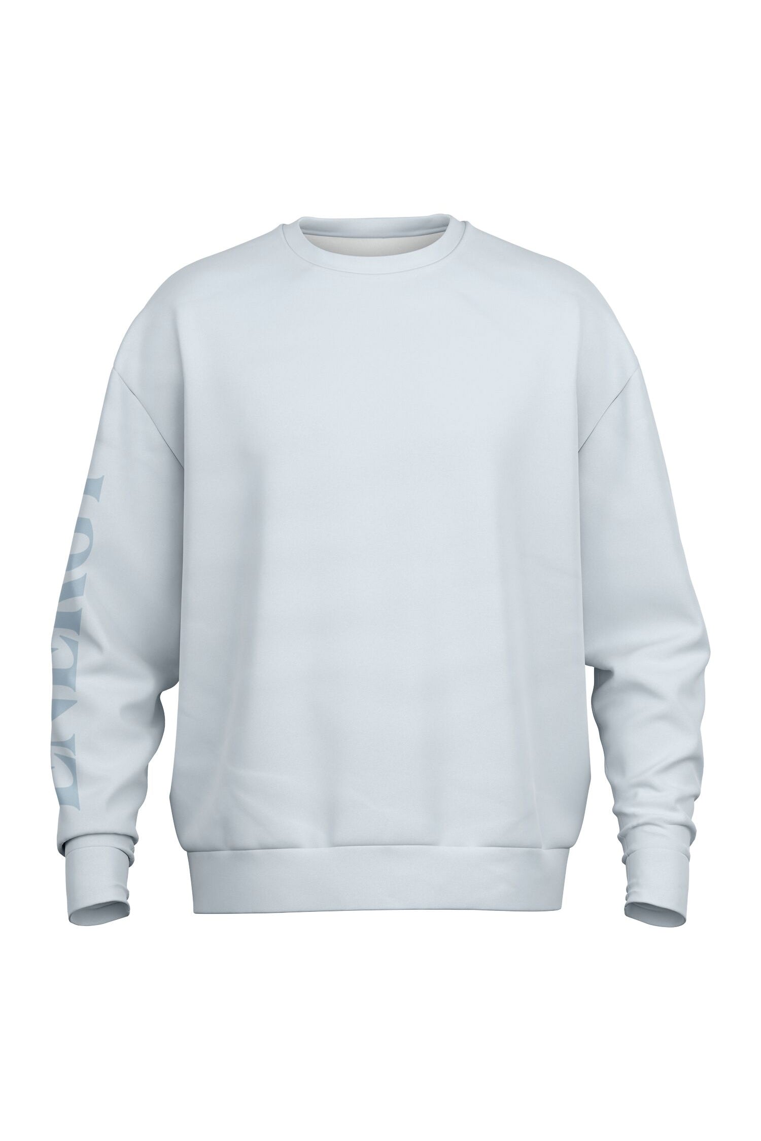 Oversized Heavy Sweatshirt - AuraBlue
